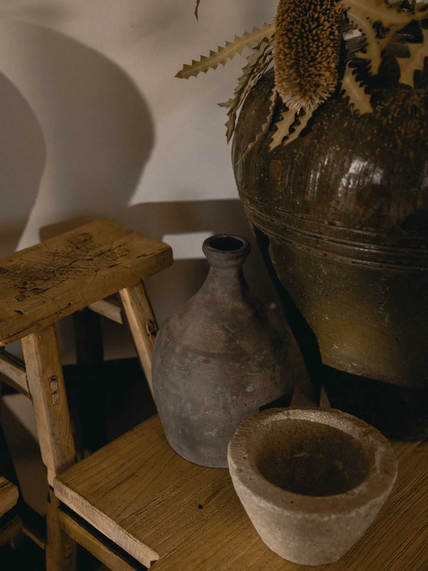 Collected over time, not all at once.