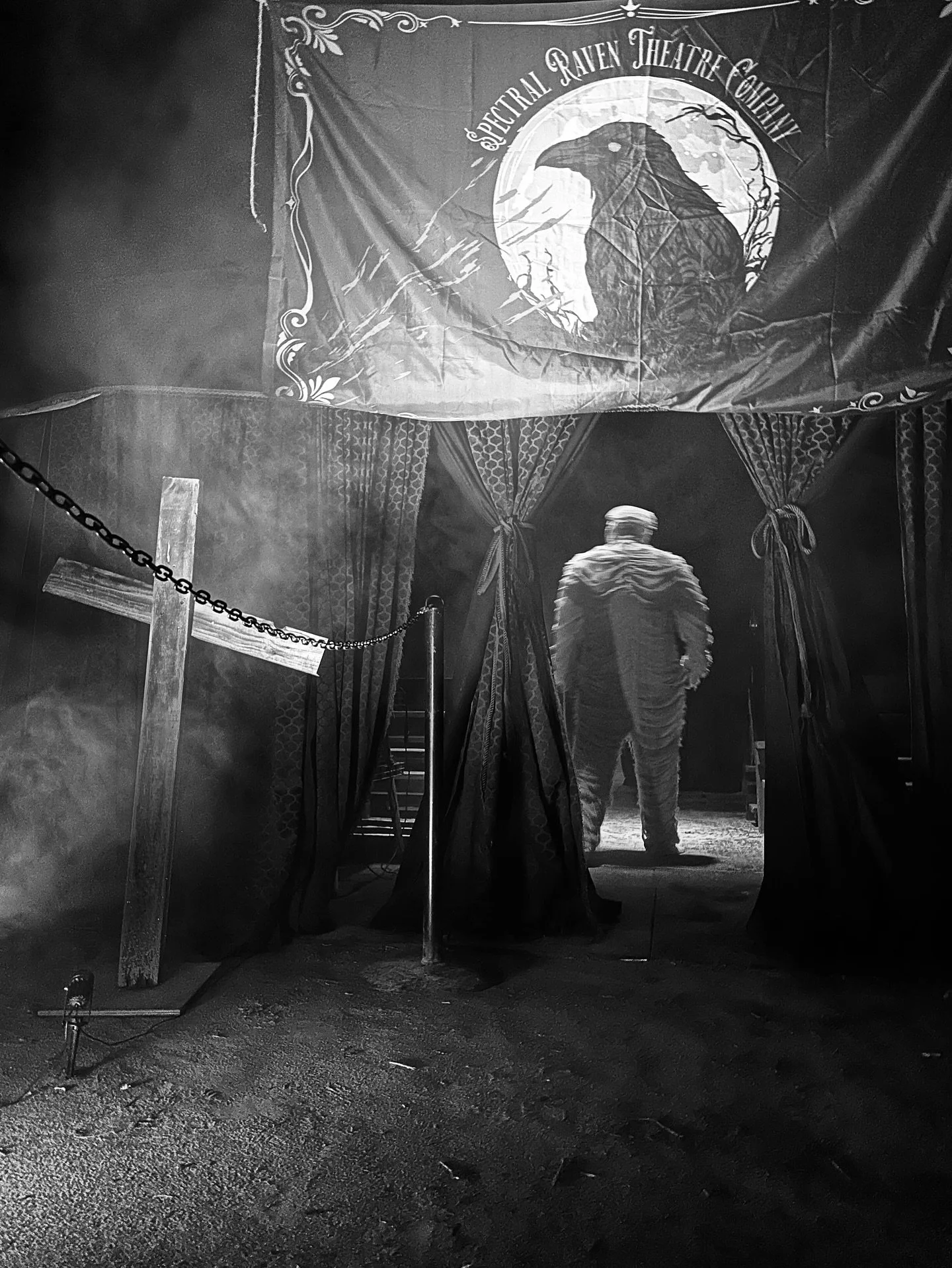 Six days left until the curtain falls on the Harvest of Horror -and our theatre goes black for the winter! 

Are you brave enough to enter before the last drop of blood is spilled?

Tickets only available at Raisin Hell Ranch! 

To purchase tickets f
