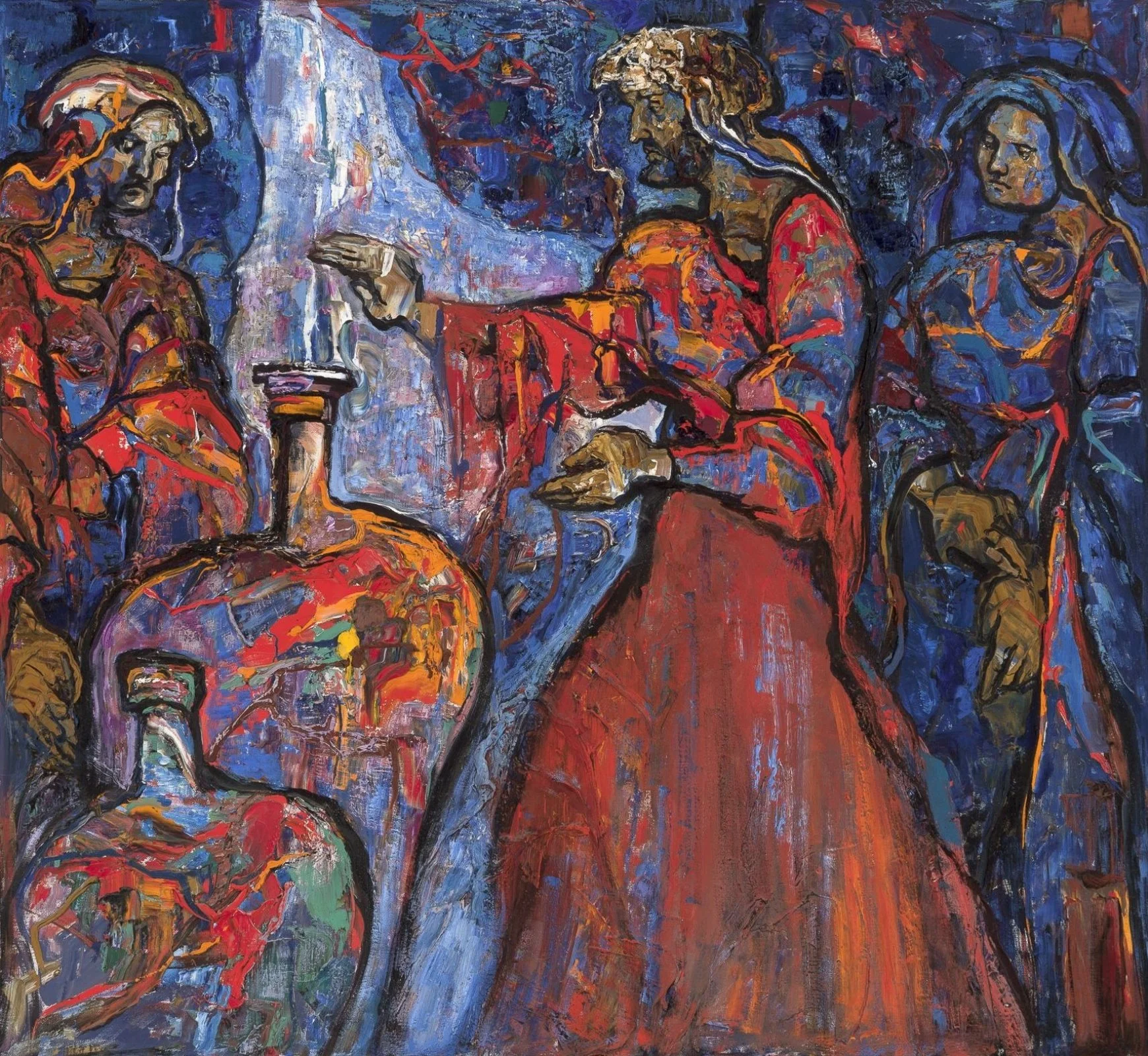 Jesus Working in the Wings