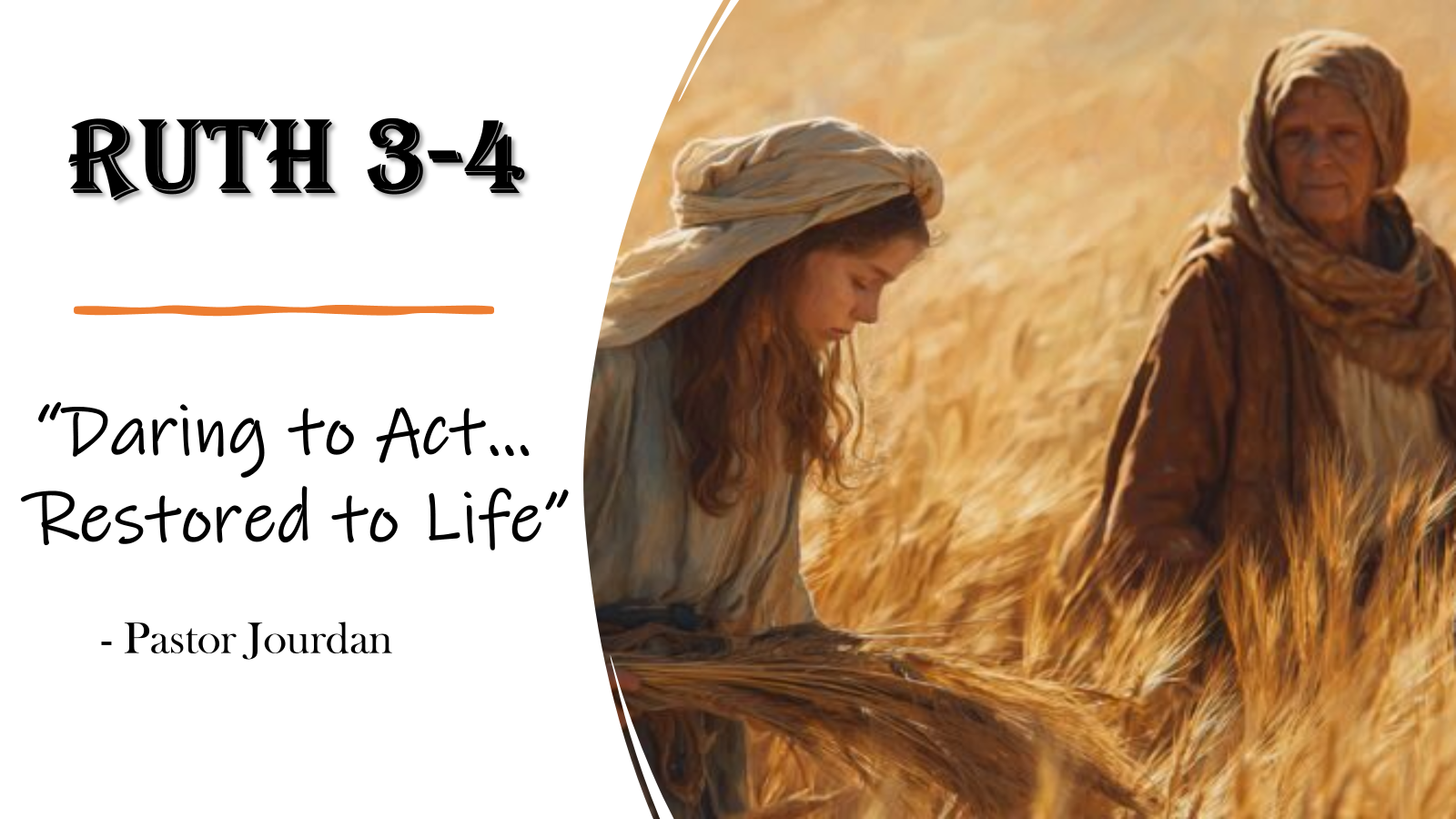 Courage to Act…Restored to Life