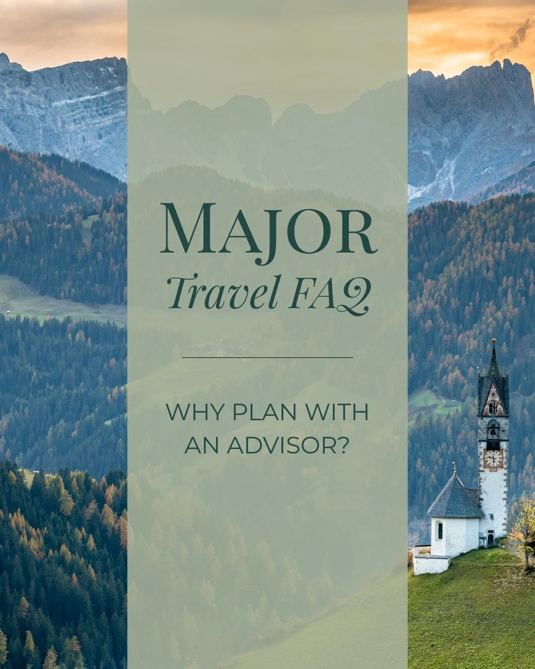 Imagine the freedom of having a dedicated travel advisor handle every detail of your trip -- so you can focus on the excitement of the journey ahead. ✈️✨

With expert guidance, personalized planning, and insider knowledge, your advisor crafts seamles