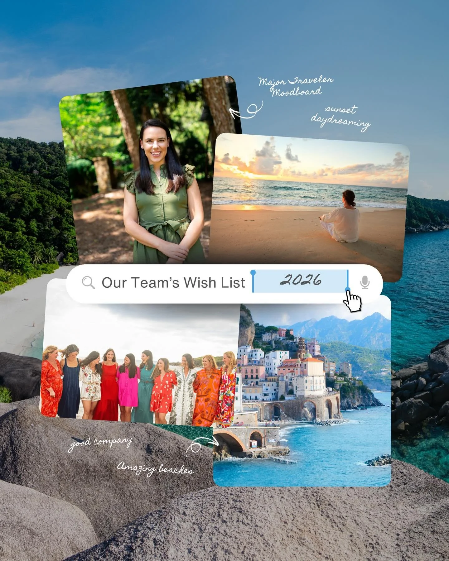 We take a moment to dream for ourselves✨

👉🏽These are the destinations on our 2026 wish list &mdash; the places that inspire us, keep us grounded, and remind us why we love what we do.