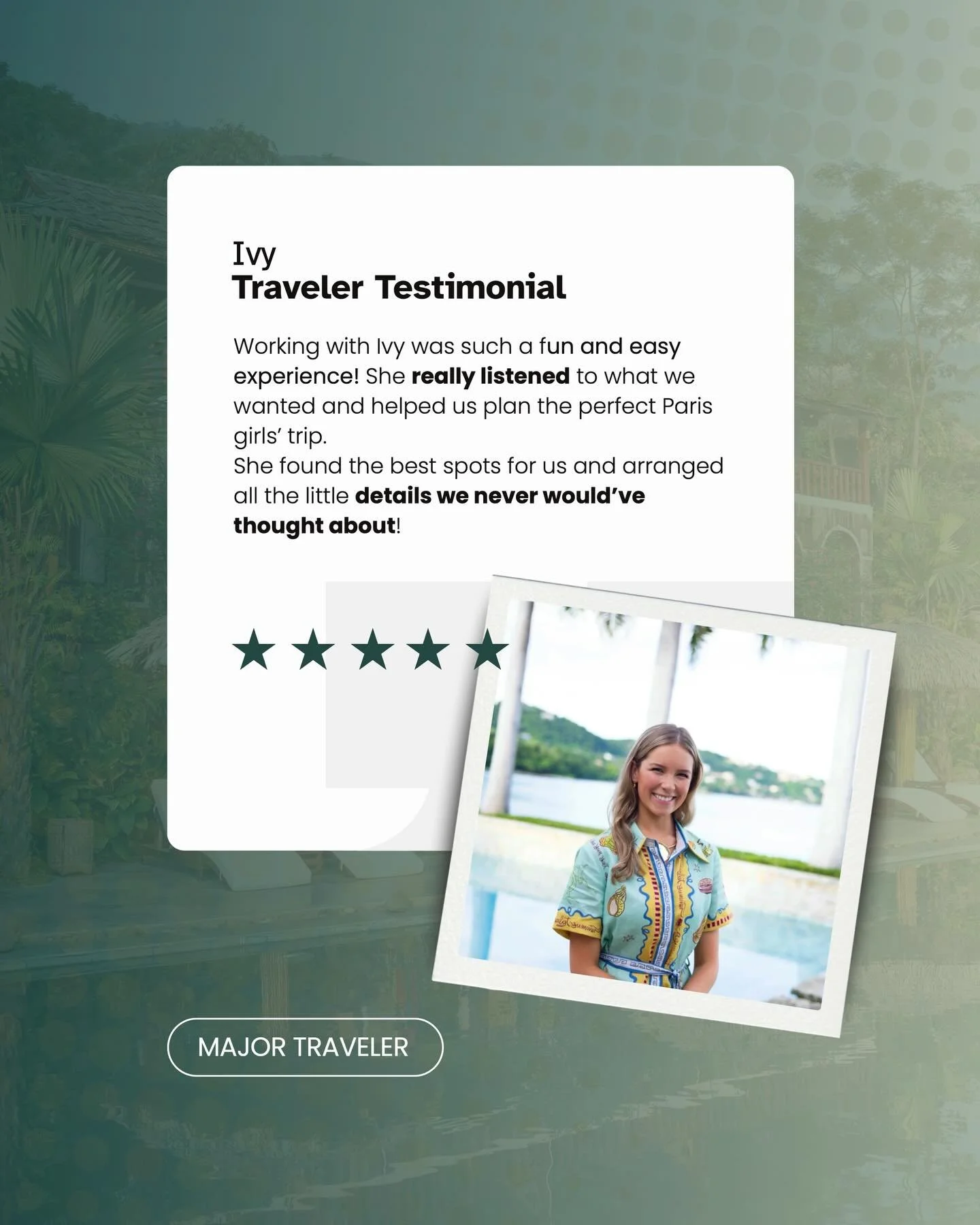 Nothing we say matters more than what our travelers say.
Read more reviews anytime on our website✨