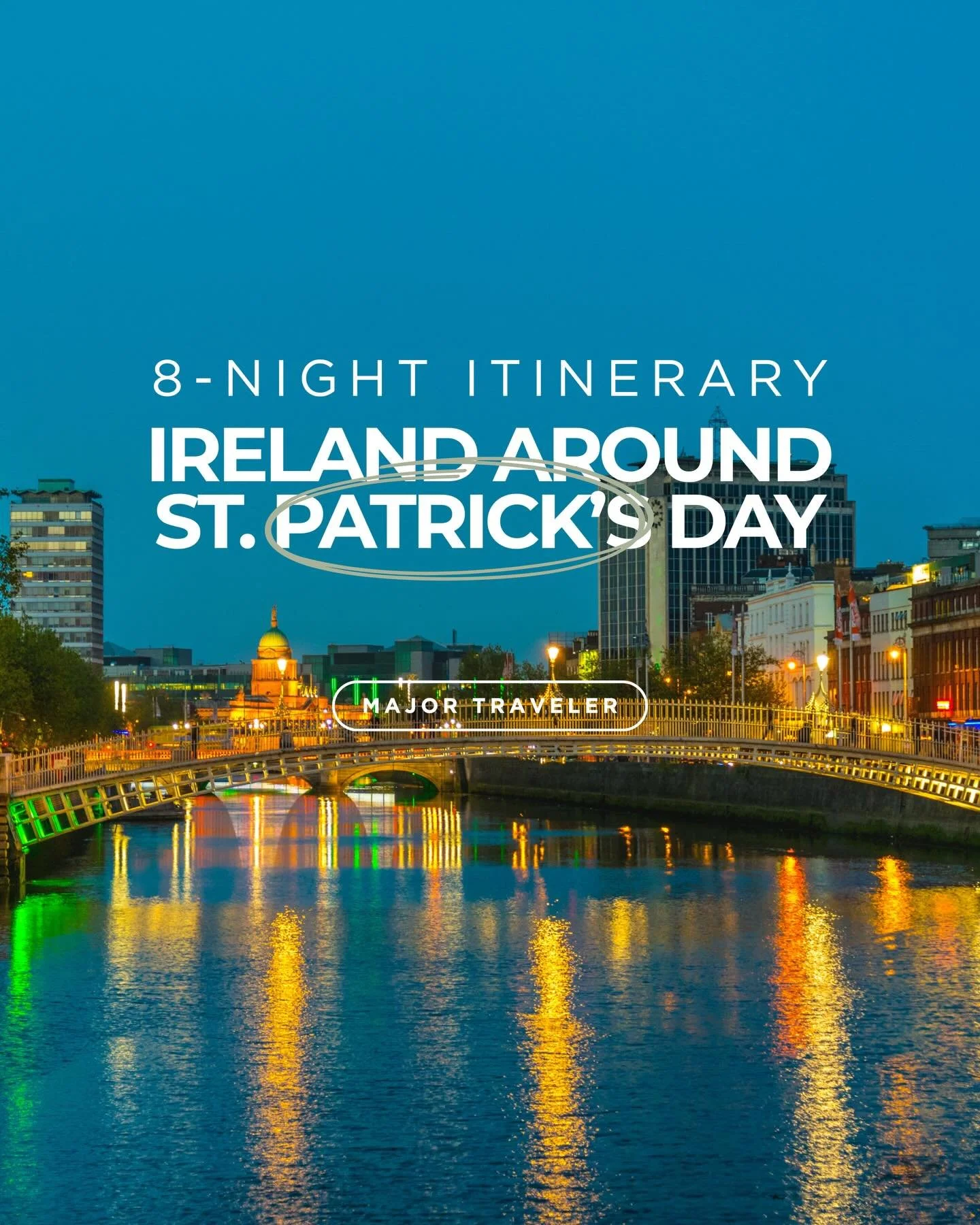 8 Night Ireland Itinerary for St. Patrick&rsquo;s Day☘️🍻 

St. Patrick&rsquo;s isn&rsquo;t just about Dublin. It&rsquo;s about how to move, where to stay and what you experience in between. 

Save this if Ireland is on your list💚