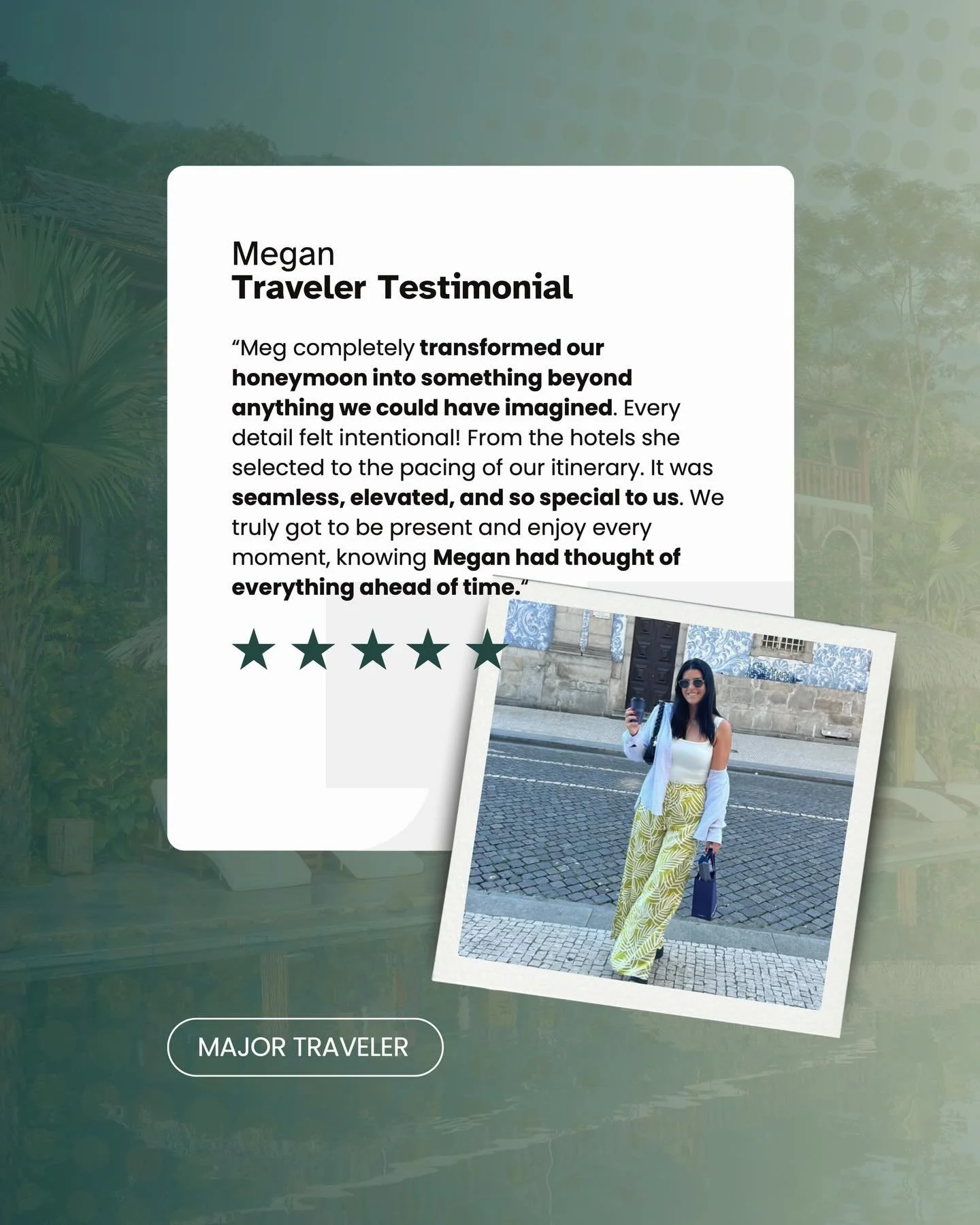 Nothing we say matters more than what our travelers say.
Read more reviews anytime on our website✨