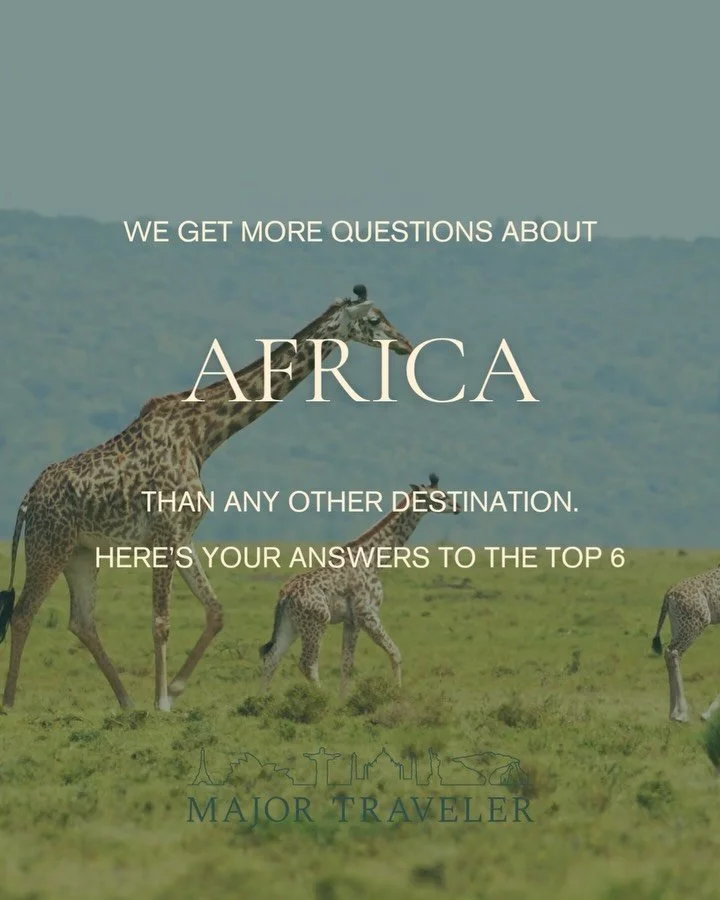 We get more questions about Africa than almost any other destination.

So we answered them all 👇

&rarr; When should I go?
&rarr; What&rsquo;s the difference between Tanzania and Kenya?
&rarr; What do the lodges include?
&rarr; Is it worth adding Ca