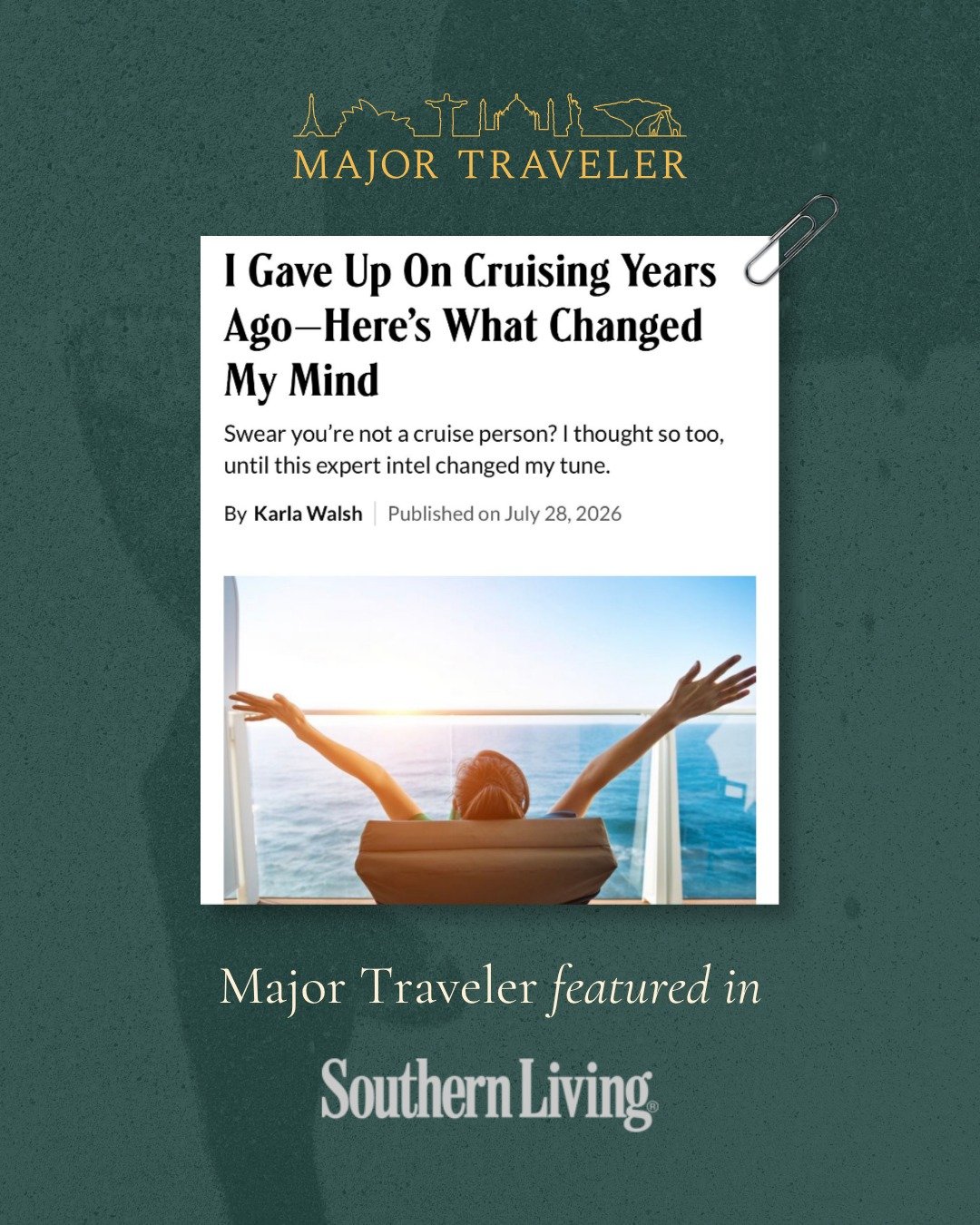 Our founder, Emma, was featured in Southern Living, weighing in on one of the great travel debates: are small cruise ships actually worth it? From the ports mega ships will never reach to the honest trade-offs, she shares what we tell every client wh