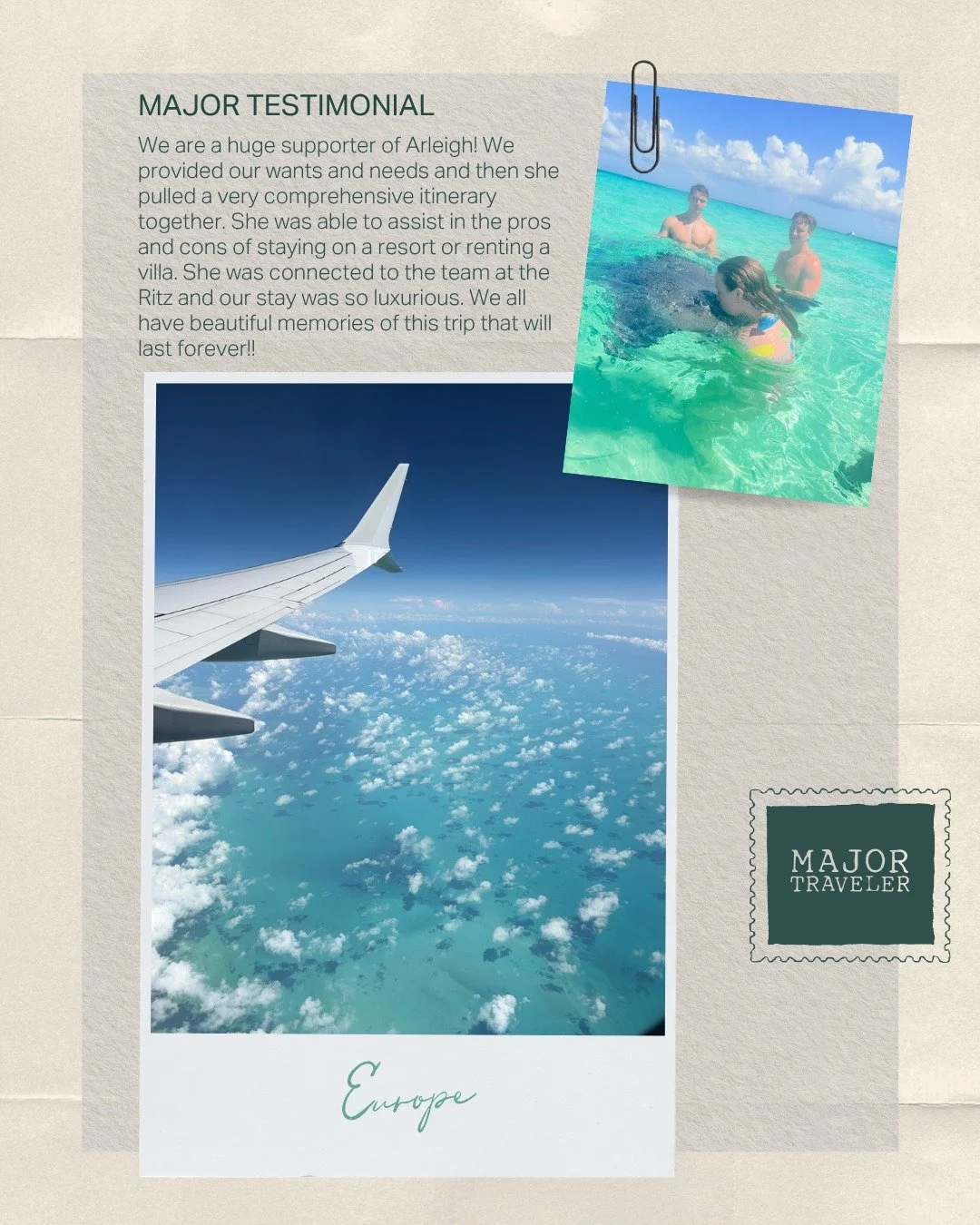 Today we're celebrating Arleigh, and one family that keeps coming back.

It started in 2023 with a honeymoon in Portugal. Then a sister-in-law booked Australia and Fiji, then China, Japan, and Taiwan. Word travels in a family like this one.

So when 