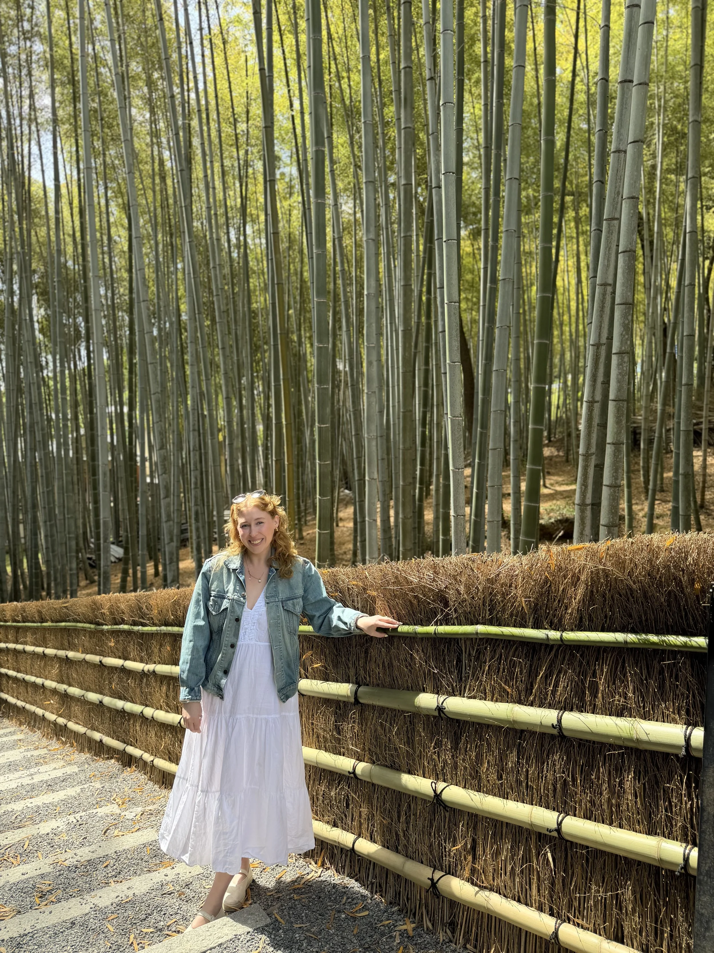 Arleigh during her travels in Japan