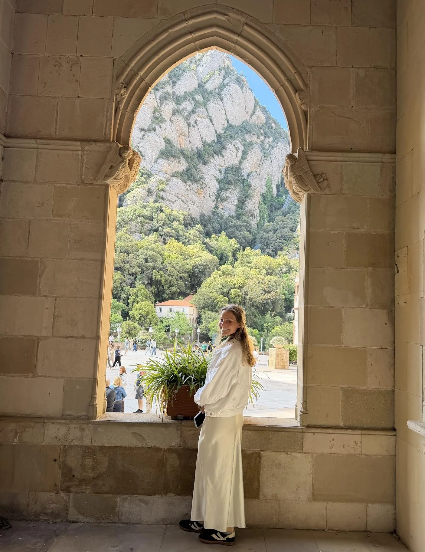 camryn during her travels in Spain