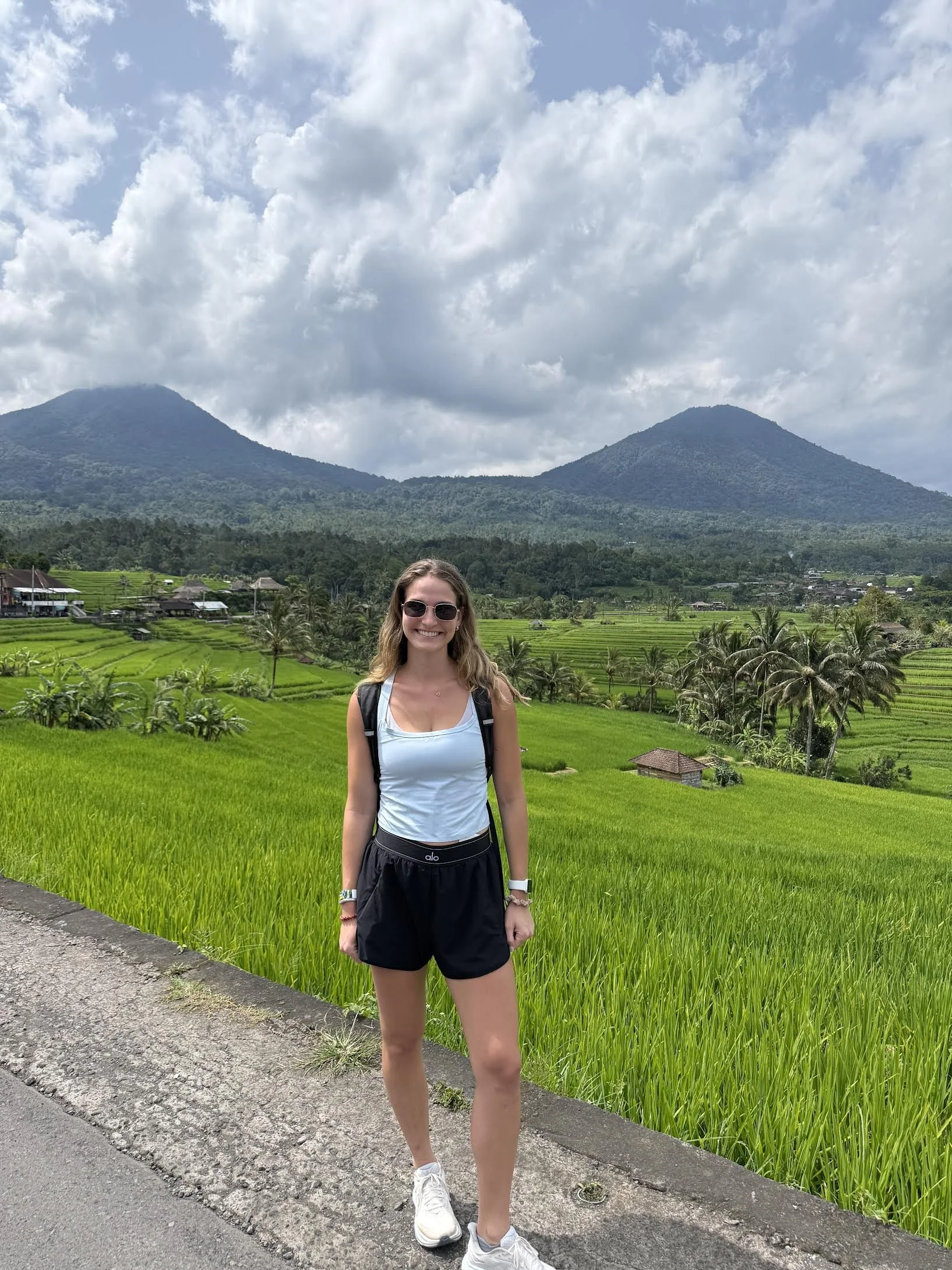 Camryn during her travels
