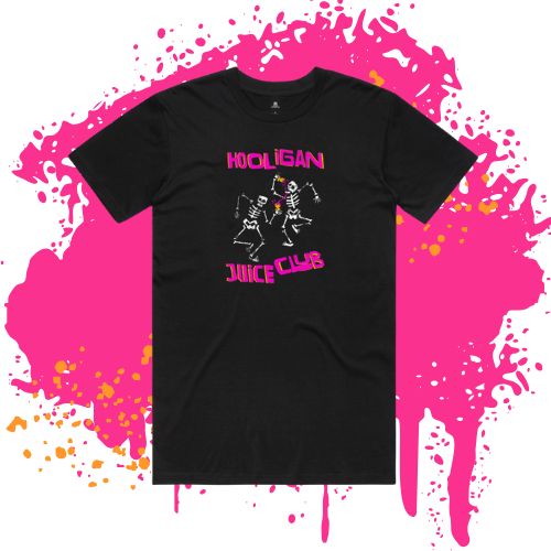 Black Skelly Recycled Tee