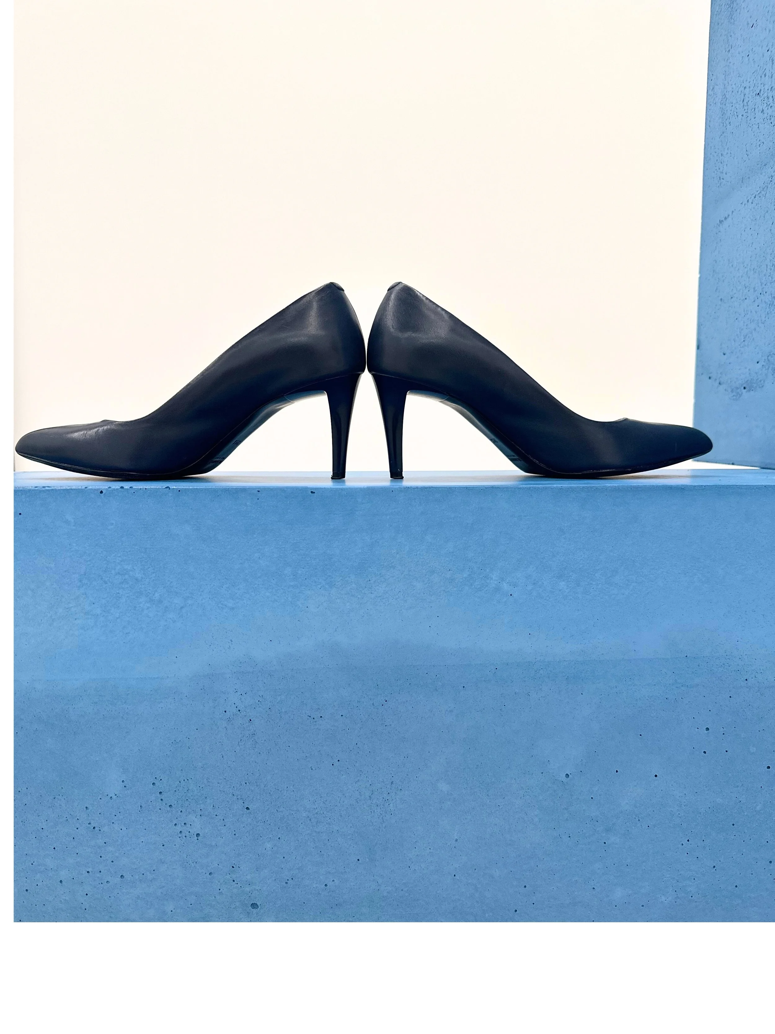 Jil Sander Navy Blue Heel