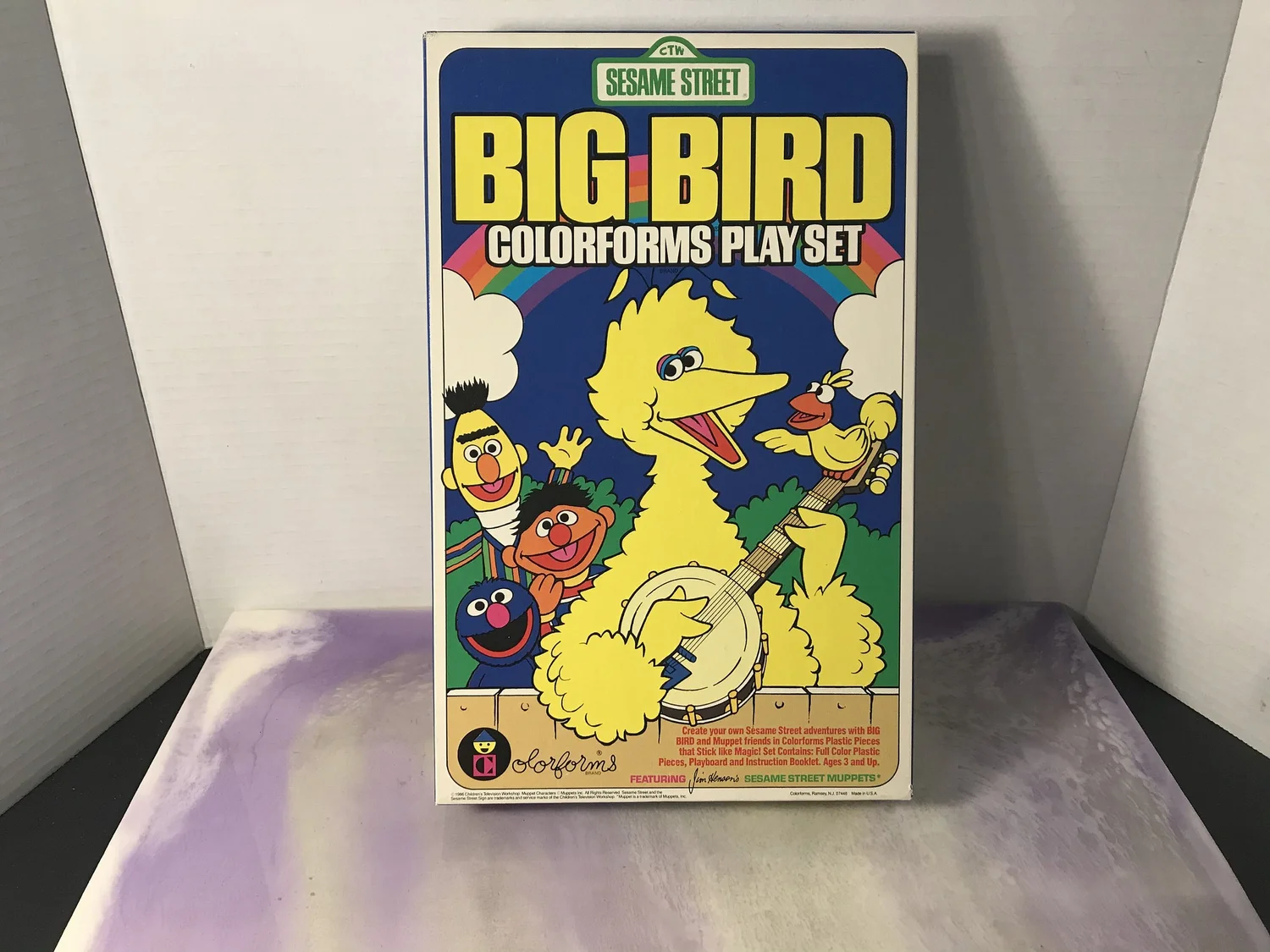 Magic Sesame Street Colorforms Colorform Printers Miss Cookie'