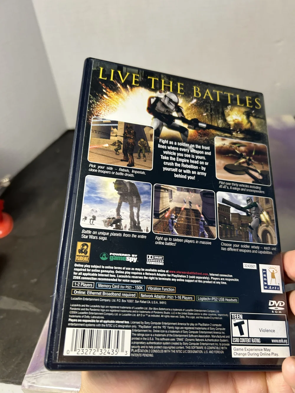 Star Wars Battlefront II PS2 (FR