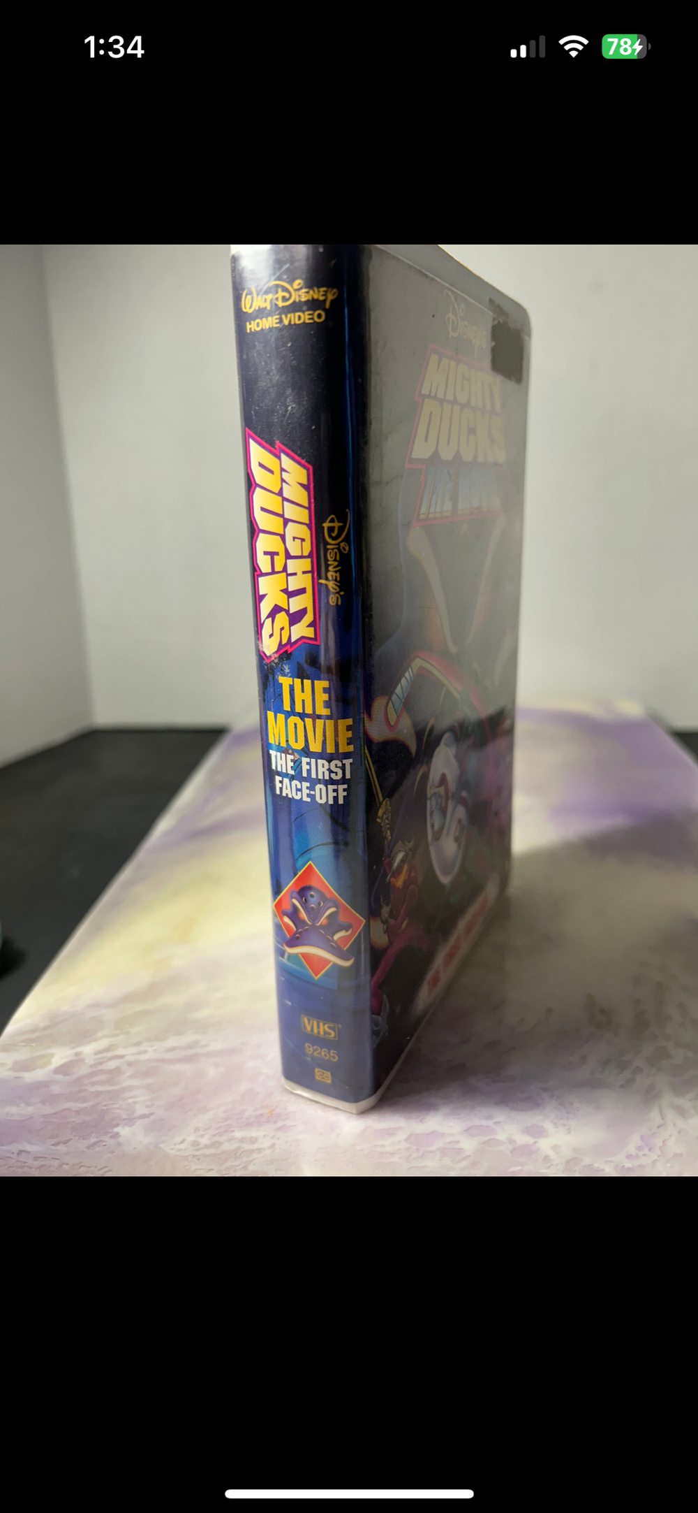 MIGHTY DUCKS The Movie THE FIRST FACE OFF Animated VHS Video Tape