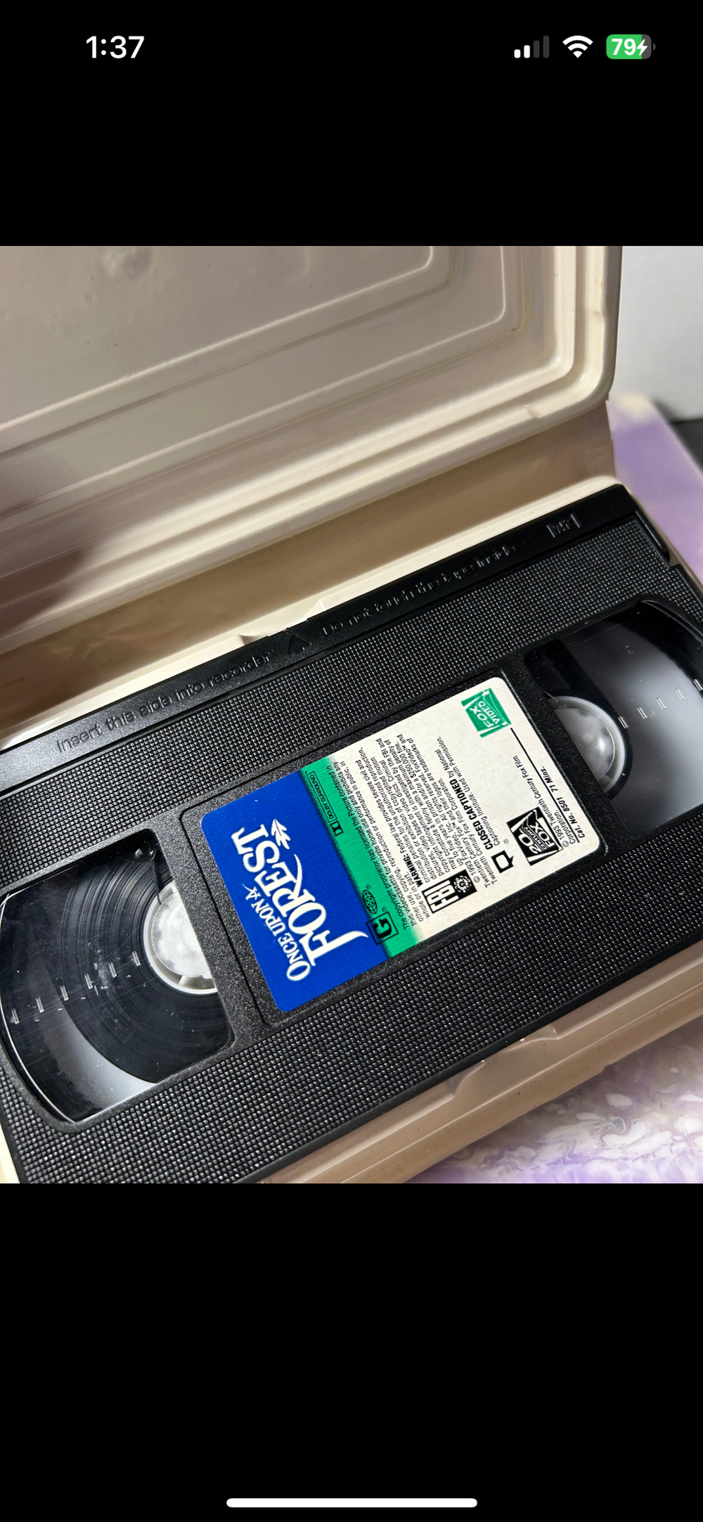 Once Upon A Forest (VHS, 1993) Clamshell Fox Video — CPJ Collectibles