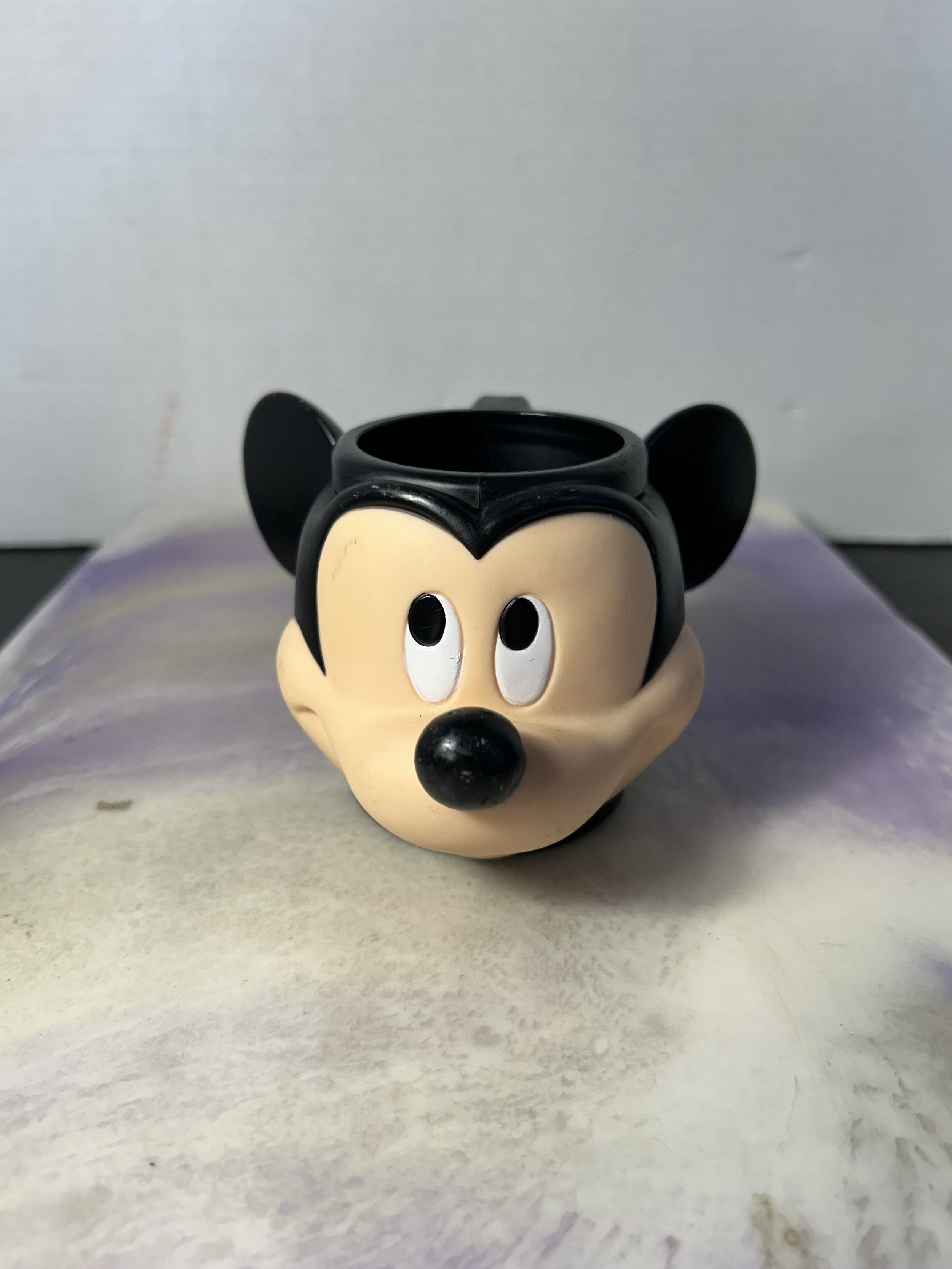 Vintage Disney Mickey Mouse Mug / Plastic Mug Cup - Mickey Mouse Themed Retro Cup
