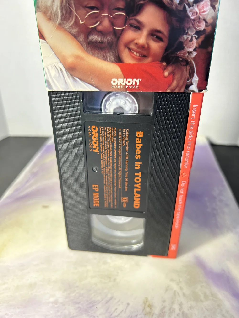 Vintage VHS Tape - Babes in Toyland - Keanu Reaves Kids Movie