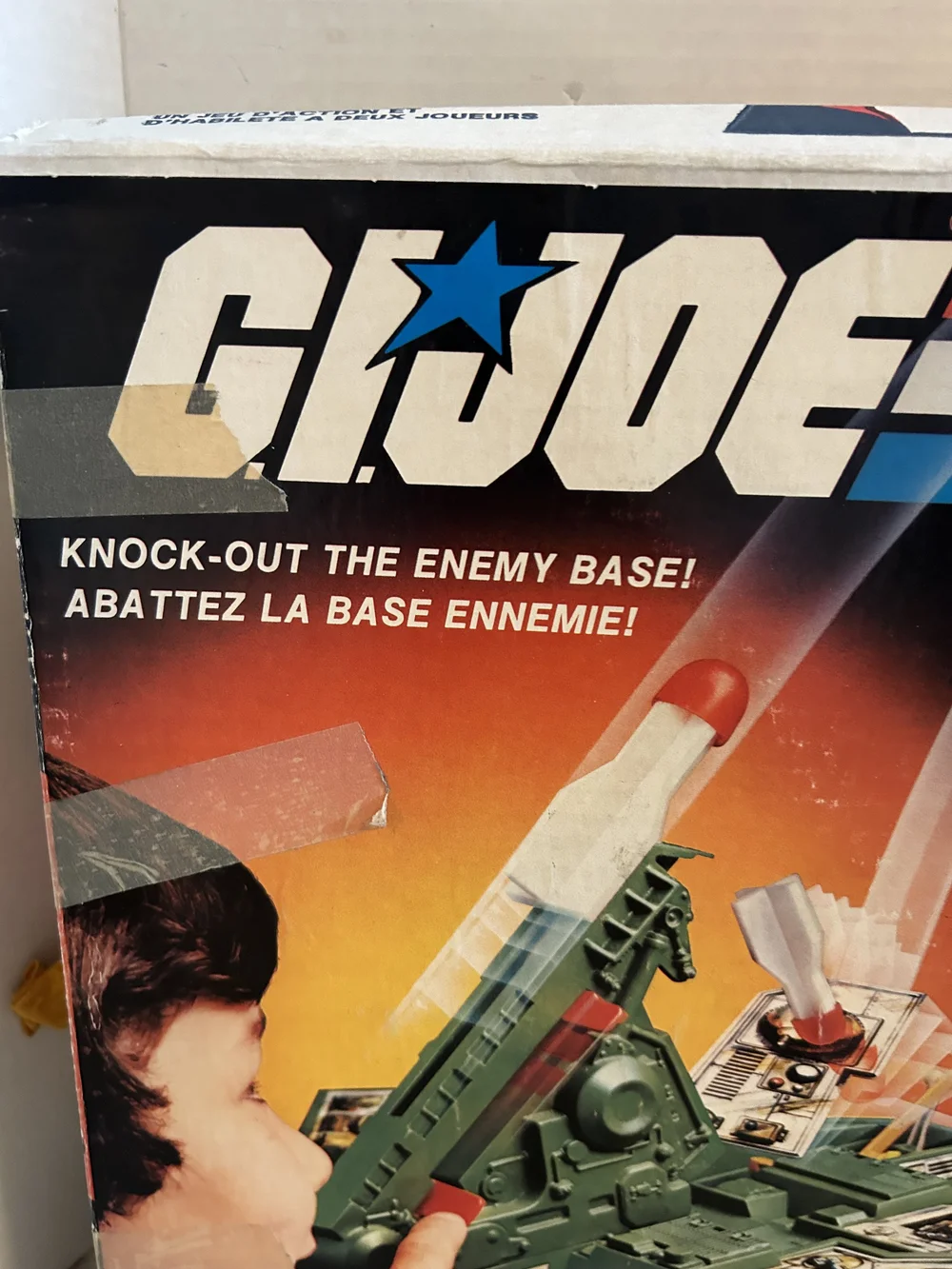 1982 Hasbro Vintage GI JOE Cobra Battle Game with Original Box and