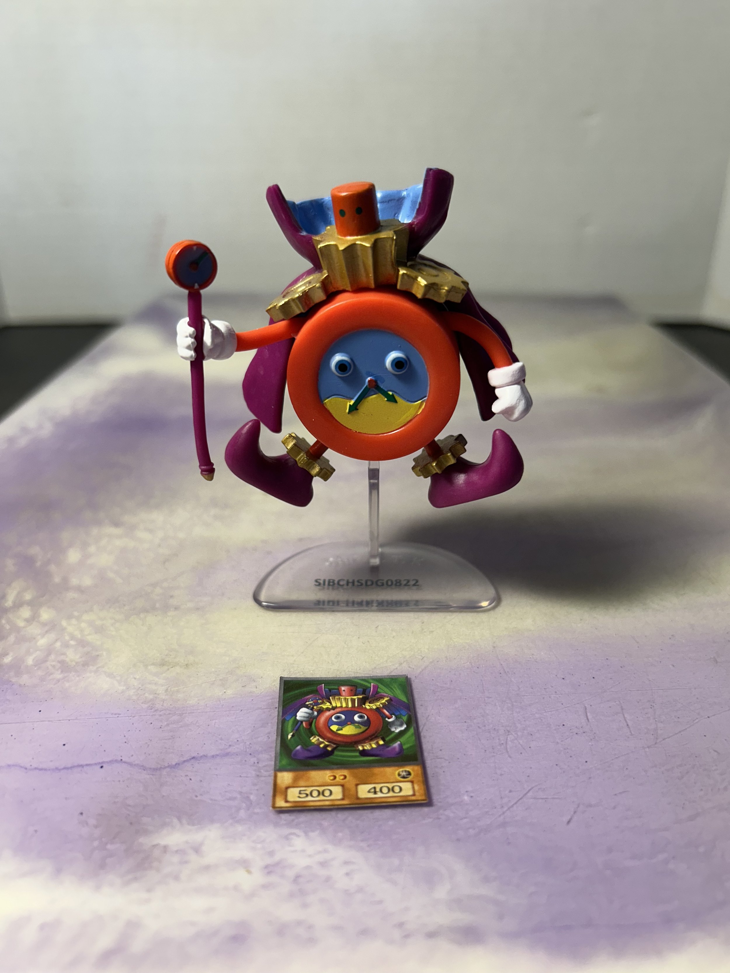 Yugioh Figurine / Figure Cake Topper - TIME WIZARD with Stand! - Cool Yugioh Item