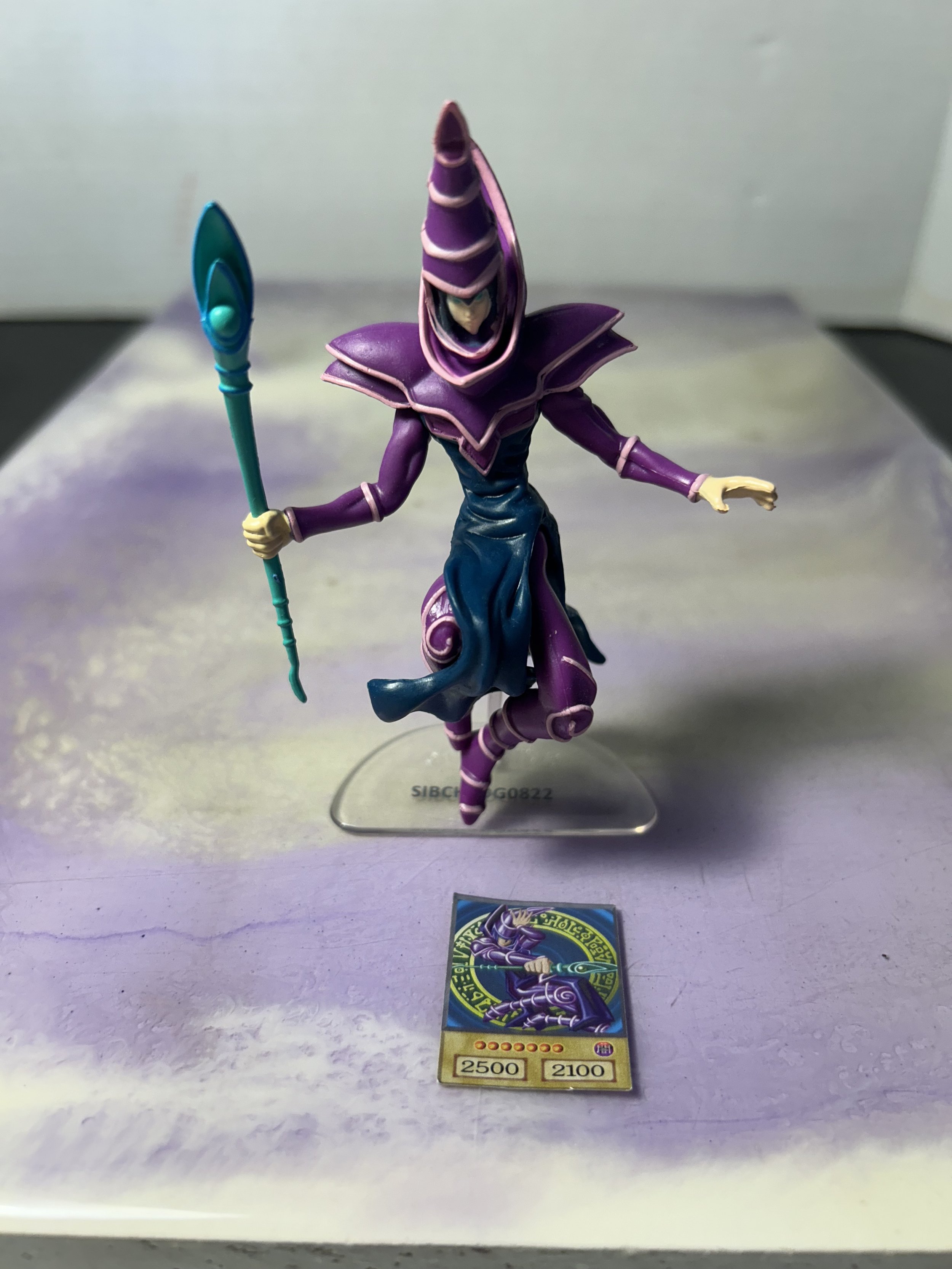 Yugioh Figurine / Figure Cake Topper - DARK MAGICIAN - Cool Yugioh Item