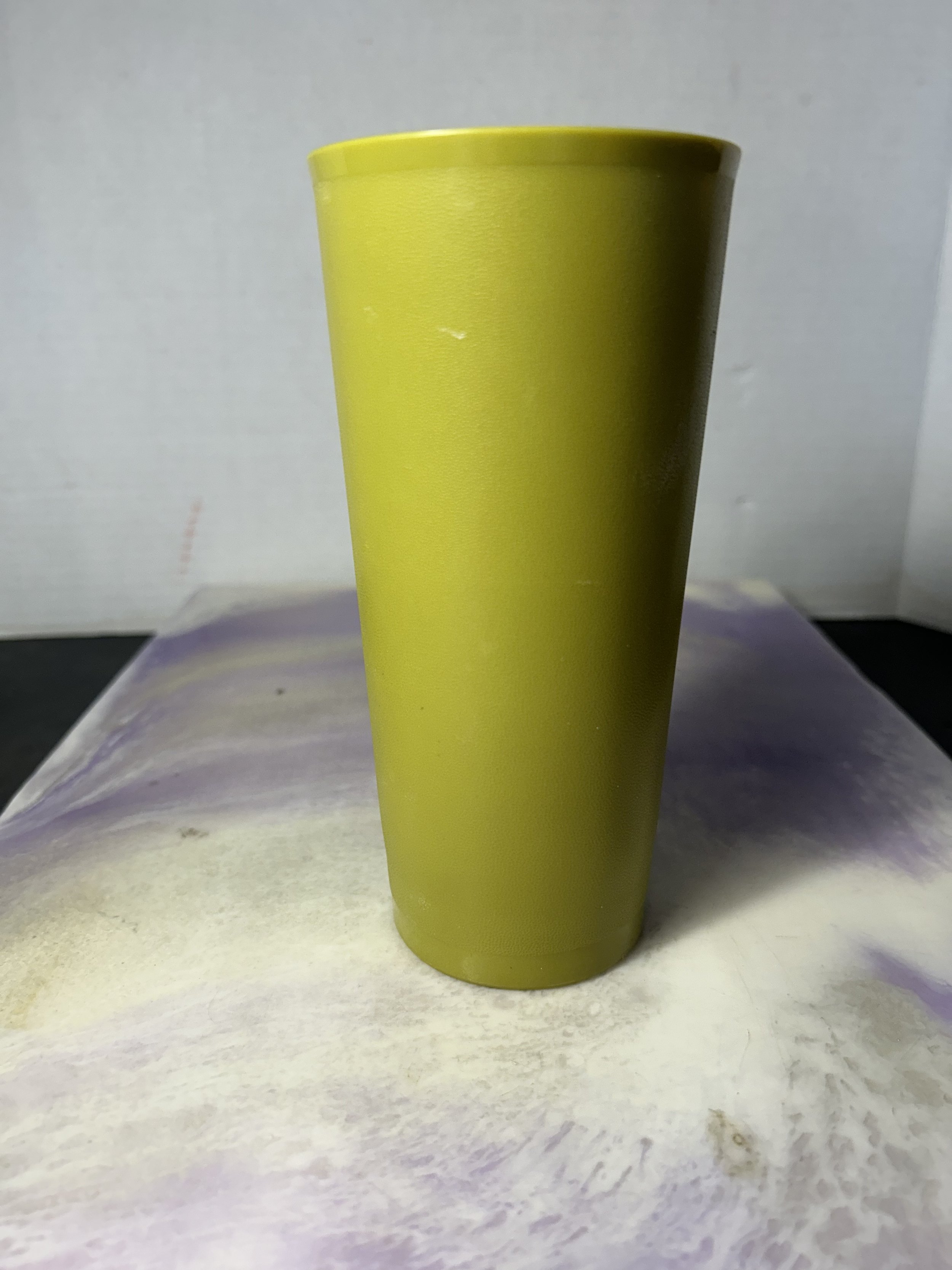 Vintage Tupperware Tumbler Cups Fall Autumn Harvest - Retro Coloured Cup - 16 Oz