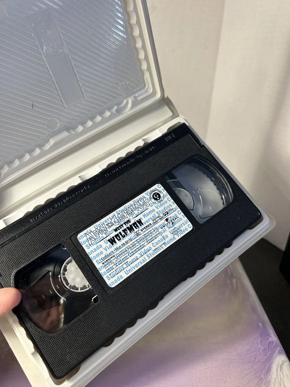 Alvin and the Chipmunks Meet the Wolfman (2000) VHS Clamshell