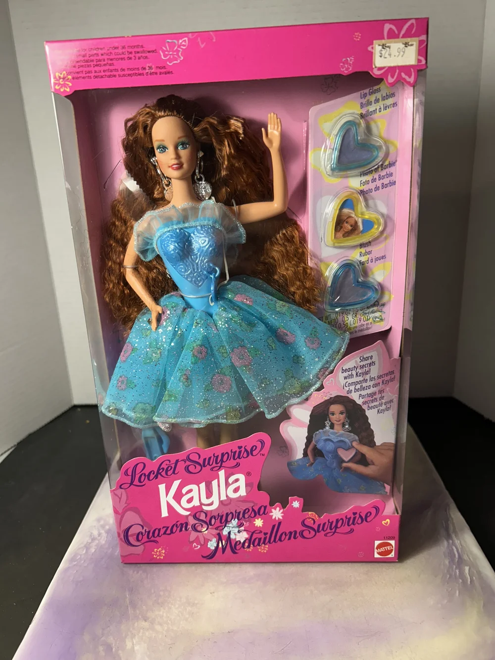 Kayla Doll Vintage 1993 Barbie Locket Surprise Kayla Doll Mattel