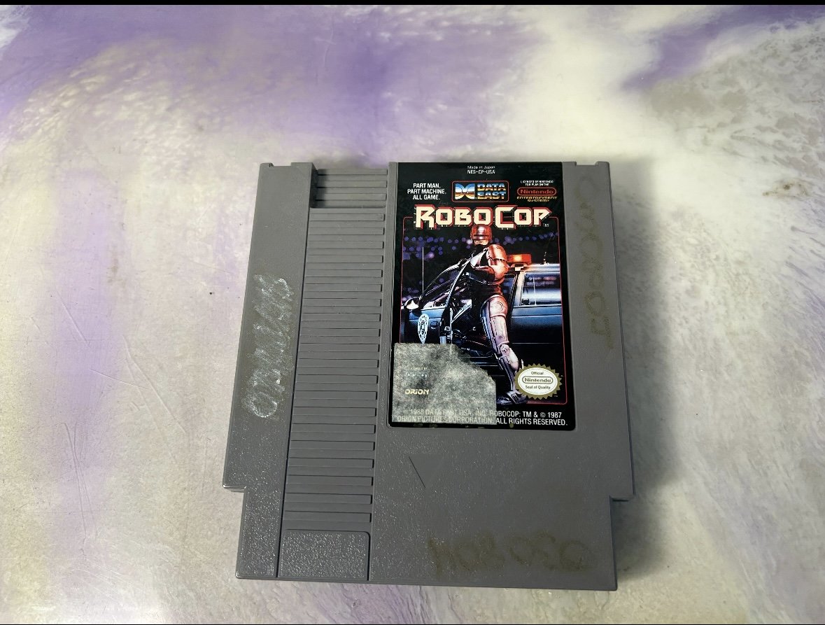 Vintage Robocop NES NES Nintendo 100% Authentic Game Cart Rare Fun  Vintage Game Nintendo 80s — CPJ Collectibles - Main Image