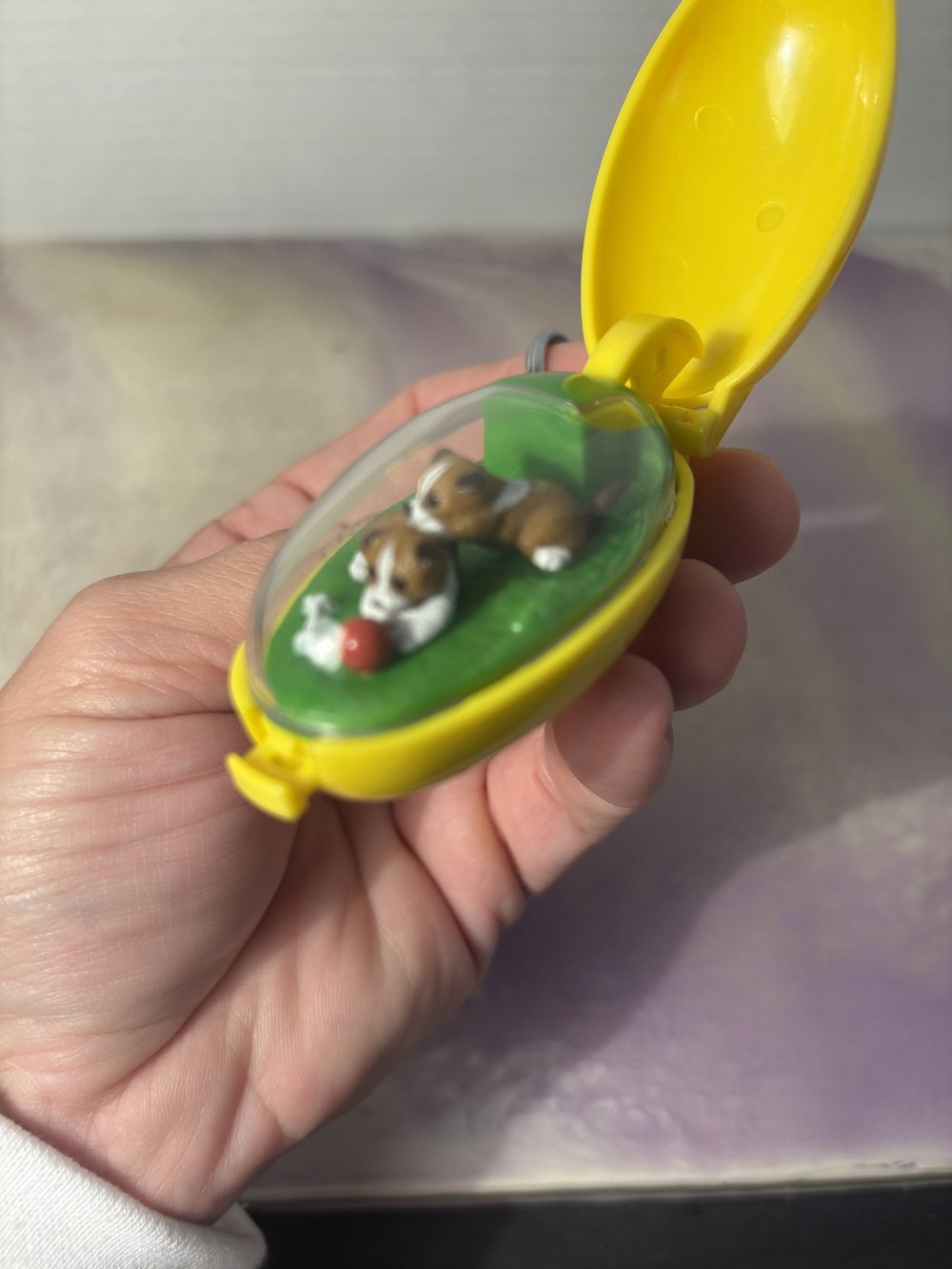 1993 Takara Pocket Critters Keychain! Puppy Pals Themed! WORKS