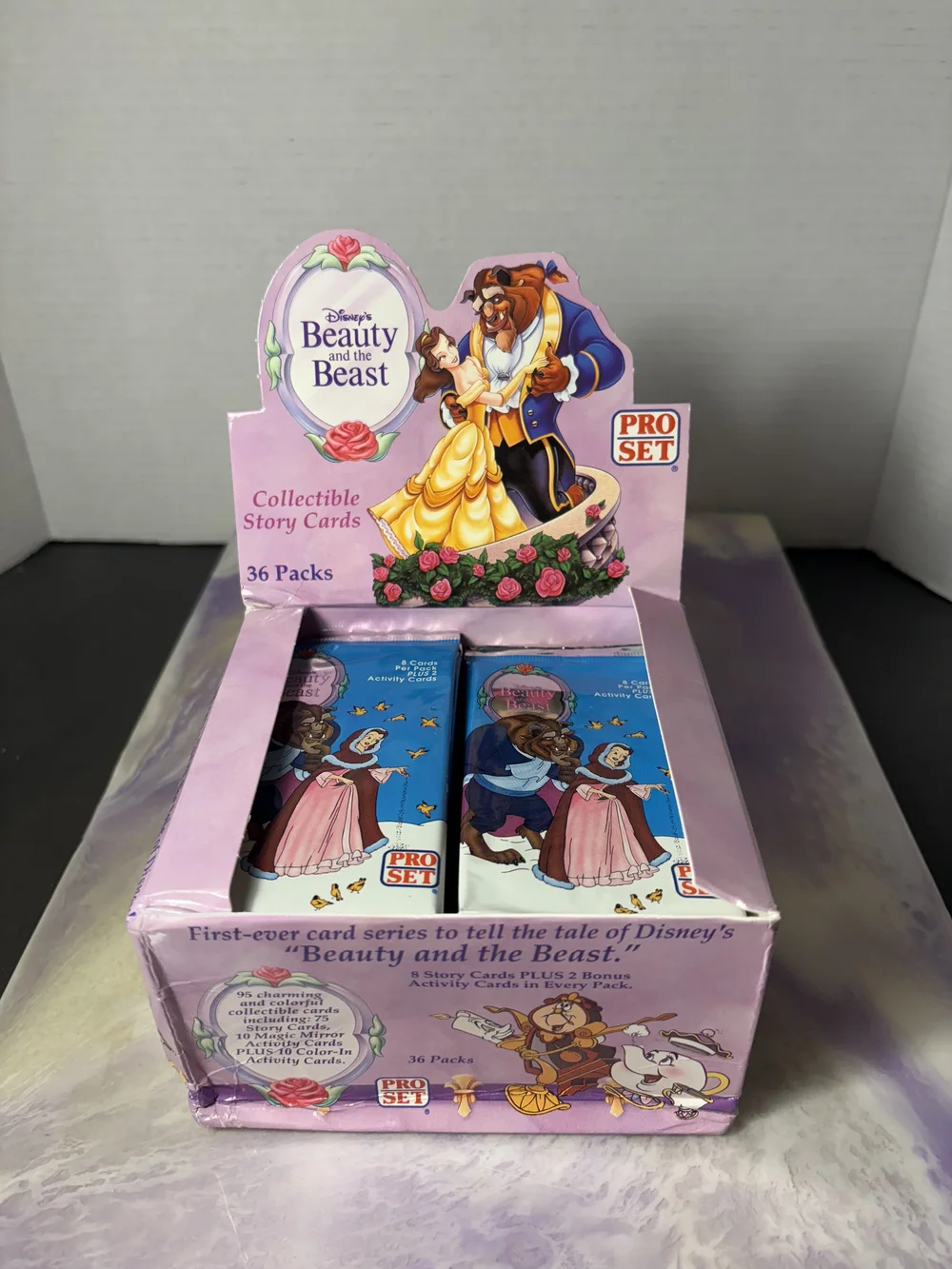 1992 Pro Set Beauty and the Beast Trading Cards unopened pack