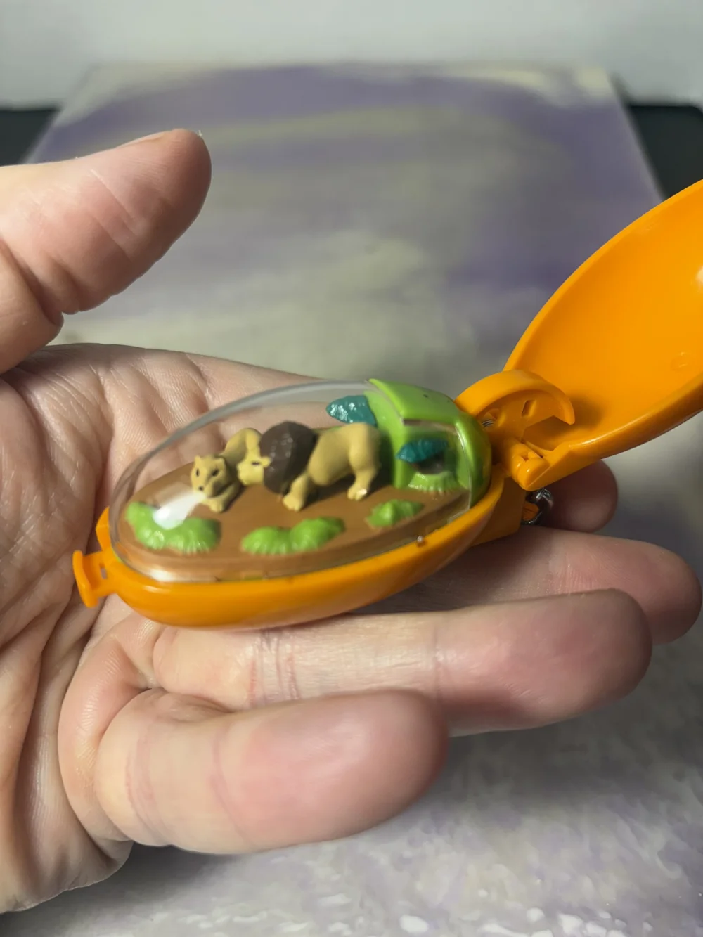 1993 Takara Pocket Critters Keychain! LION Themed! WORKS!! — CPJ