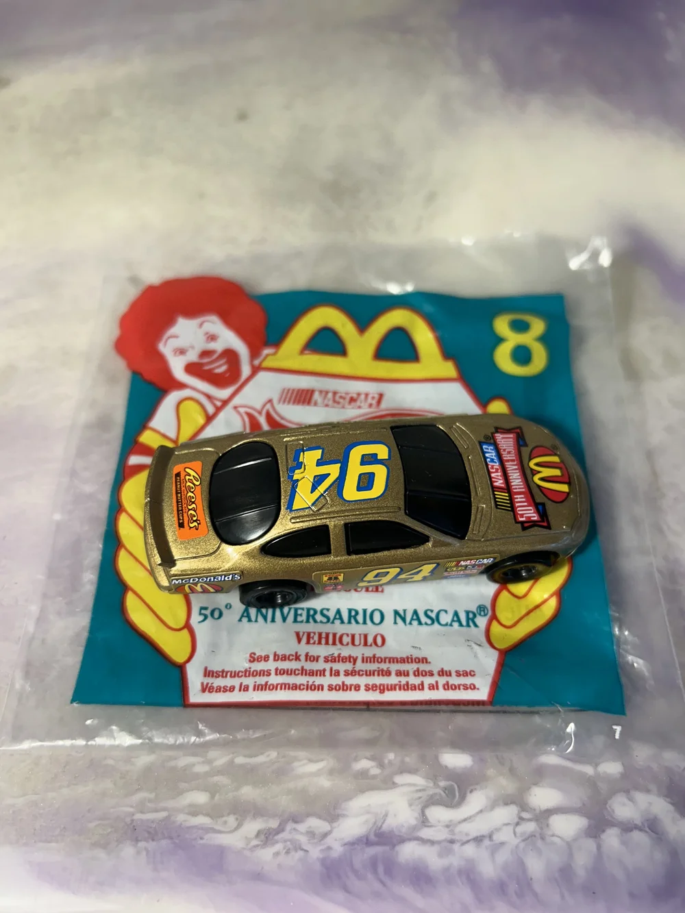 1998 Mcdonalds Hot Wheels Nascar Happy Meal Toy - Die Cast Car