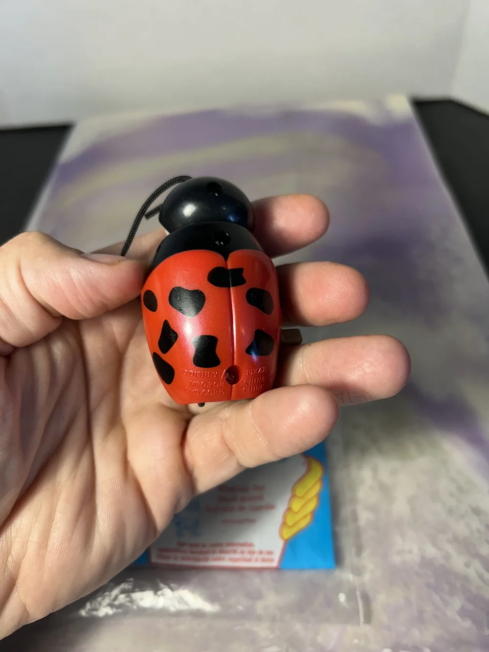 McDonalds Happy Meal Toy 1998 A Bugs Life Francis the Ladybug Toy