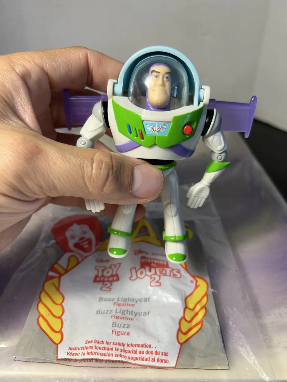 Mcdonalds Toy Story 2 - Buzz Lightyear Action Figure Toy - 90's