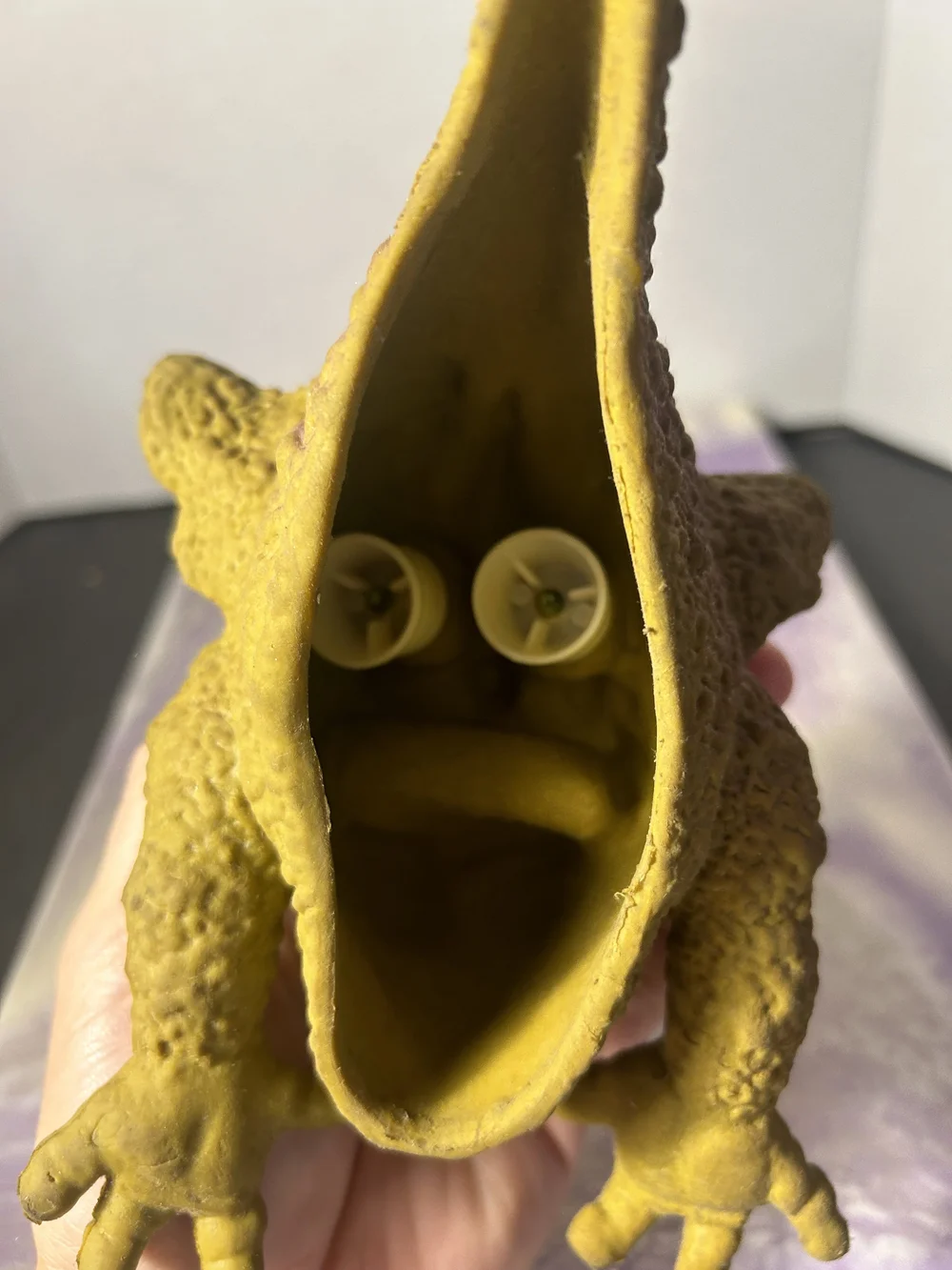 VINTAGE 1987 SEVEN TOWNS BOGLINS 'SHLURP' PUPPET Retro 80's - Main Image