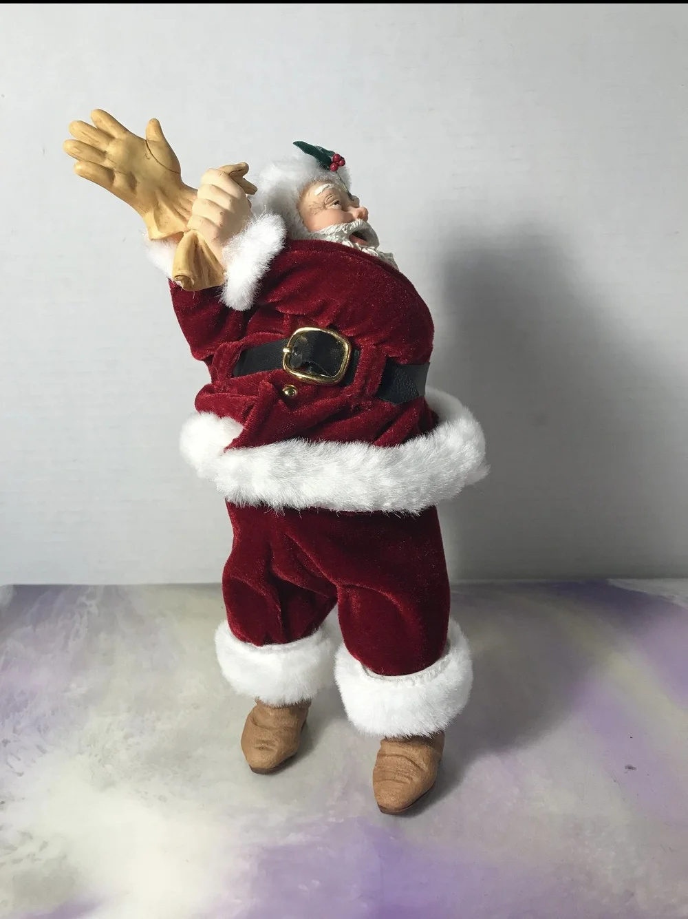 Vintage Hallmark Santa Claus Decorative Ornament - Awesome 90's