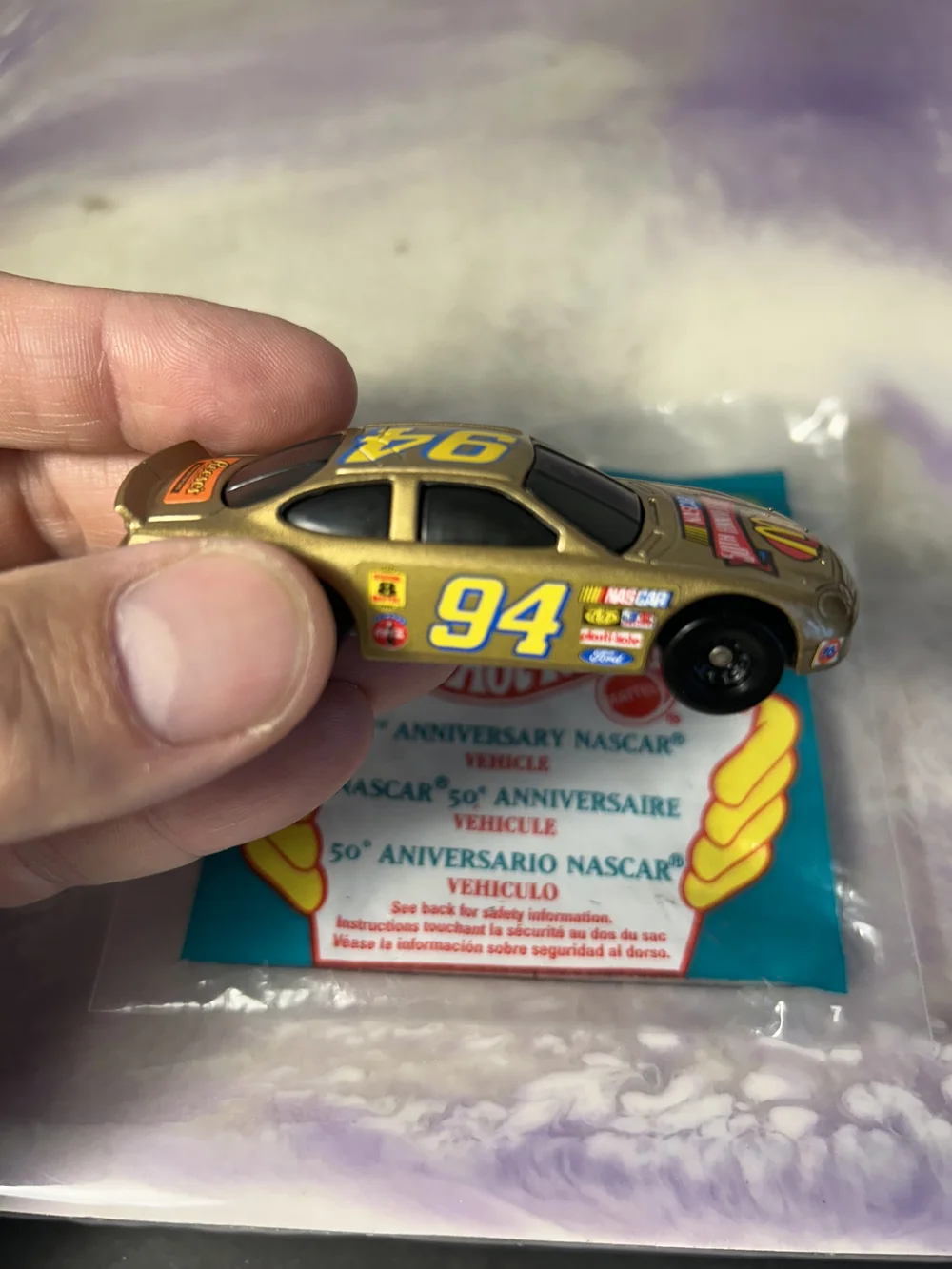 1998 Mcdonalds Hot Wheels Nascar Happy Meal Toy - Die Cast Car