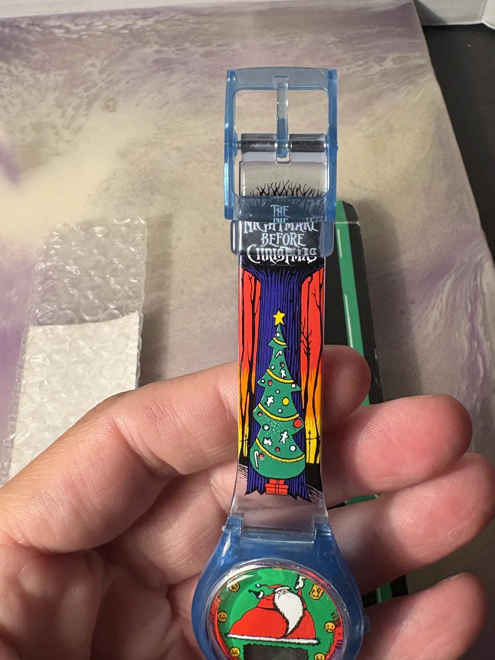 1993 Burger King NIGHTMARE BEFORE CHRISTMAS CHRISTMASTOWN WRIST