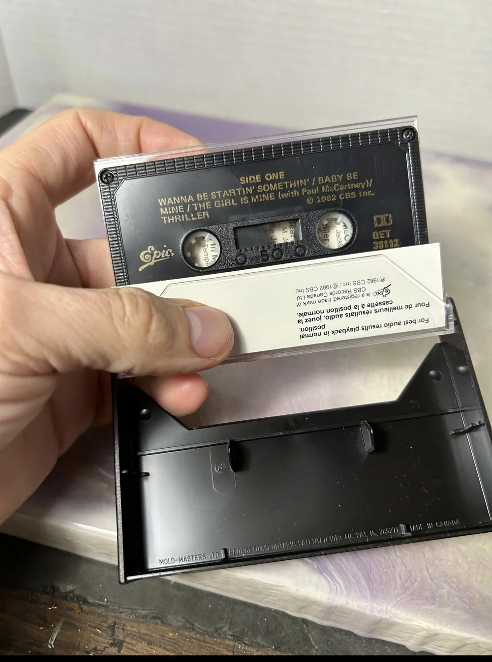 Michael Jackson - Thriller - Cassette Tape Vintage Rock Album