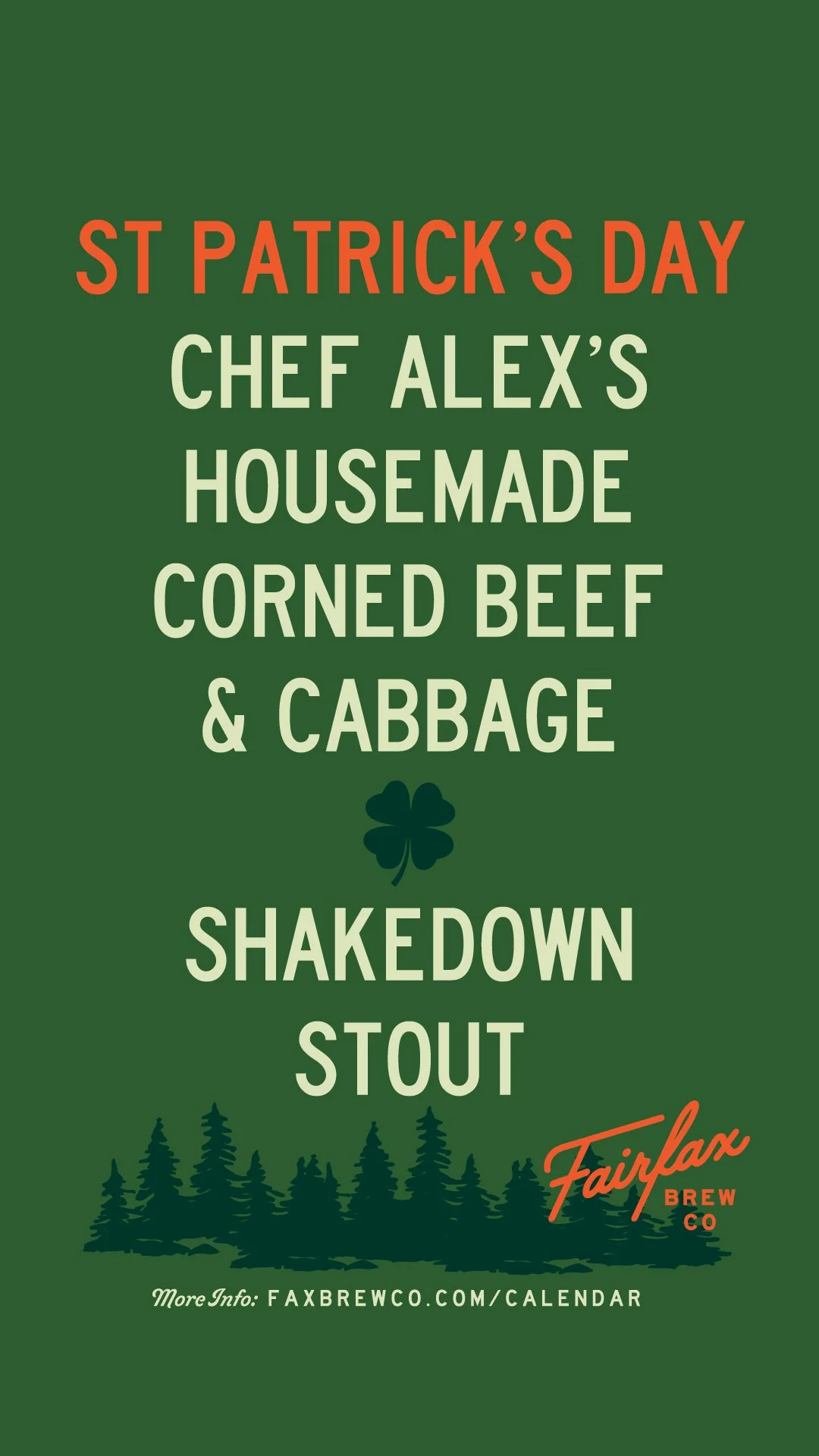 St Patrick’s Day Specials