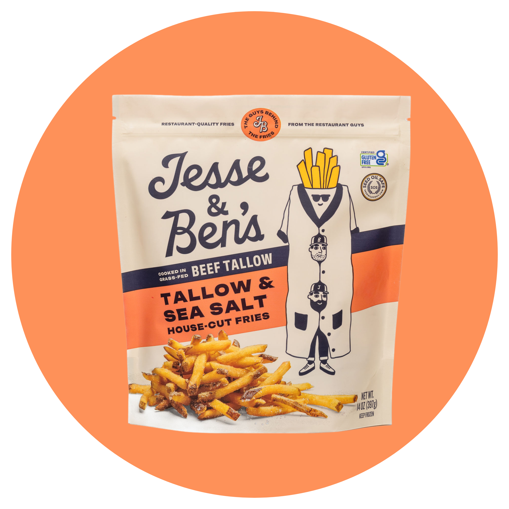 Delicious fries at home beef tallow