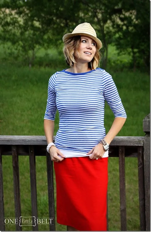 Red, White and Blue- What to Wear to a Barbecue or Casual Date Night