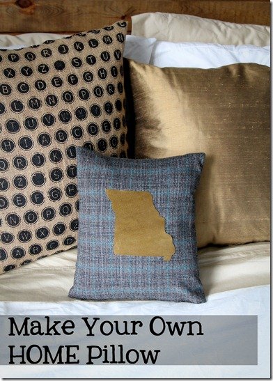 State Pride Pillow- DIY HOME Pillow