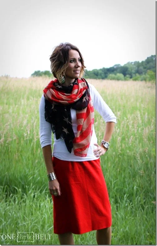 Red, White and Blue- Sunday Style