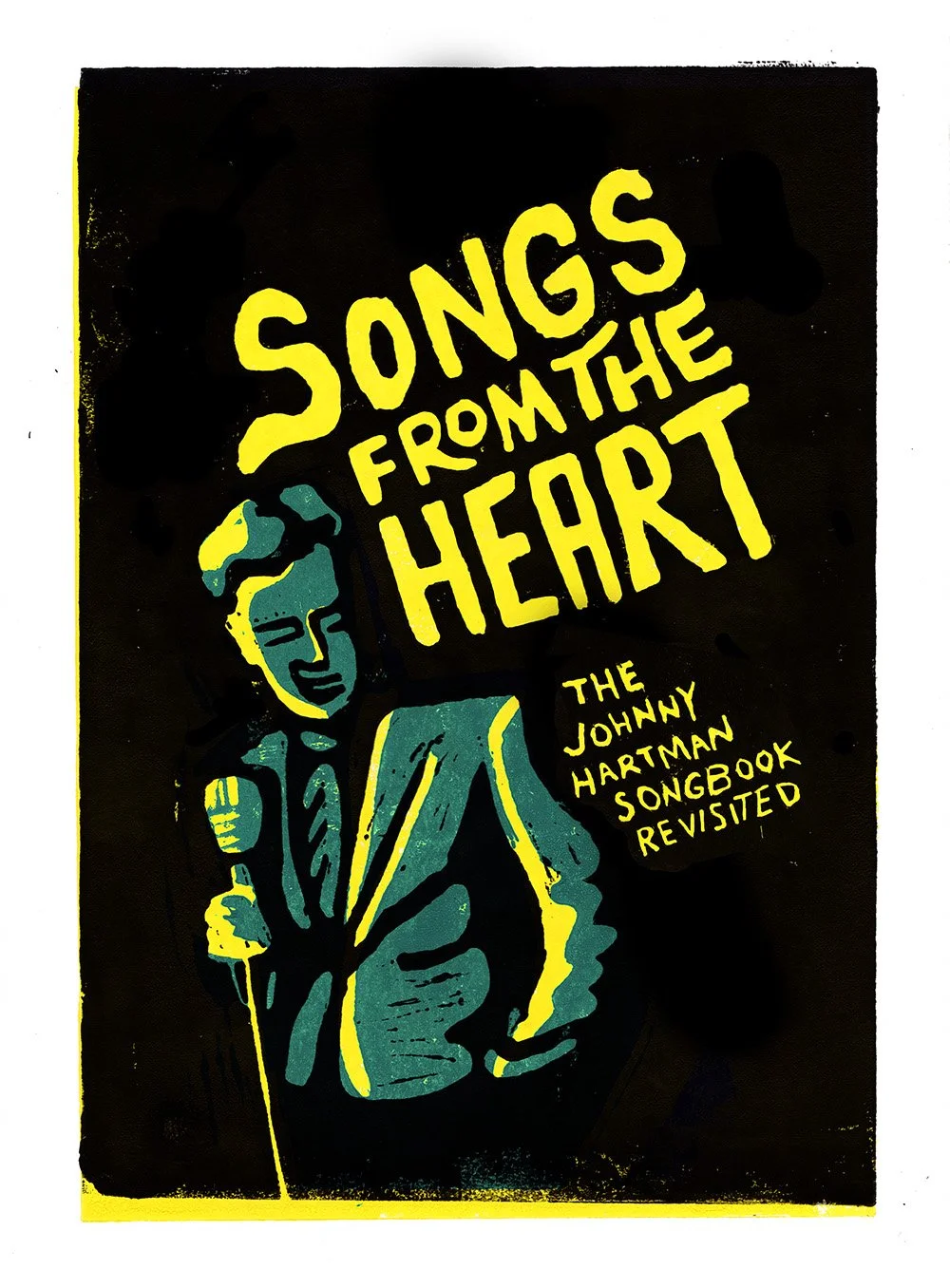 Songs from the heart - Linoprint