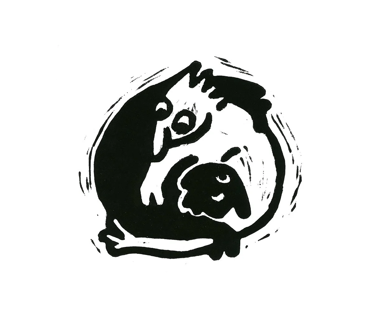 Wenskaarten - Linoprint