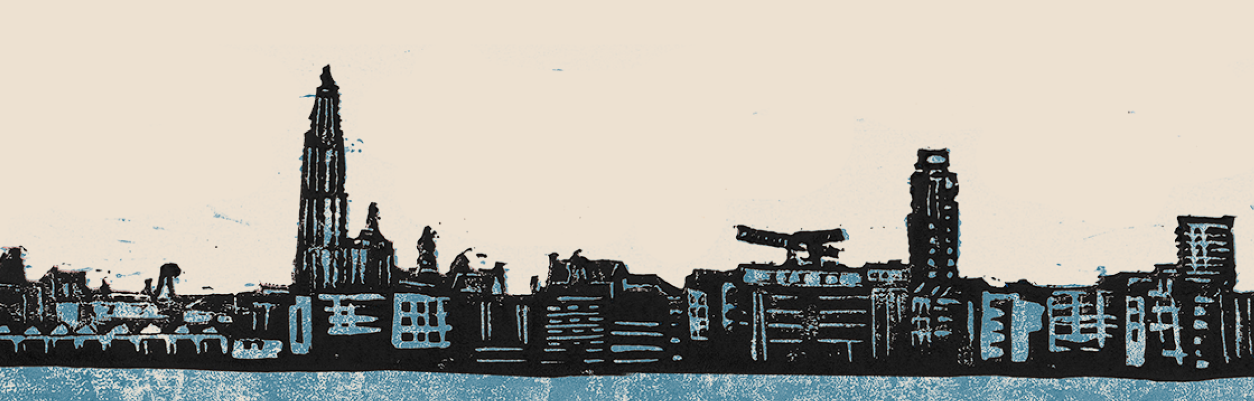 Café Kamyon - Linoprint en menukaart