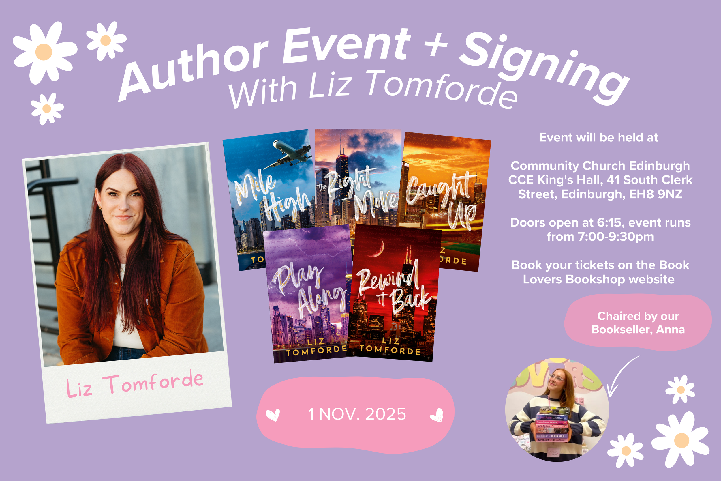 Sports Romance: A Conversation and Signing with Liz Tomforde!